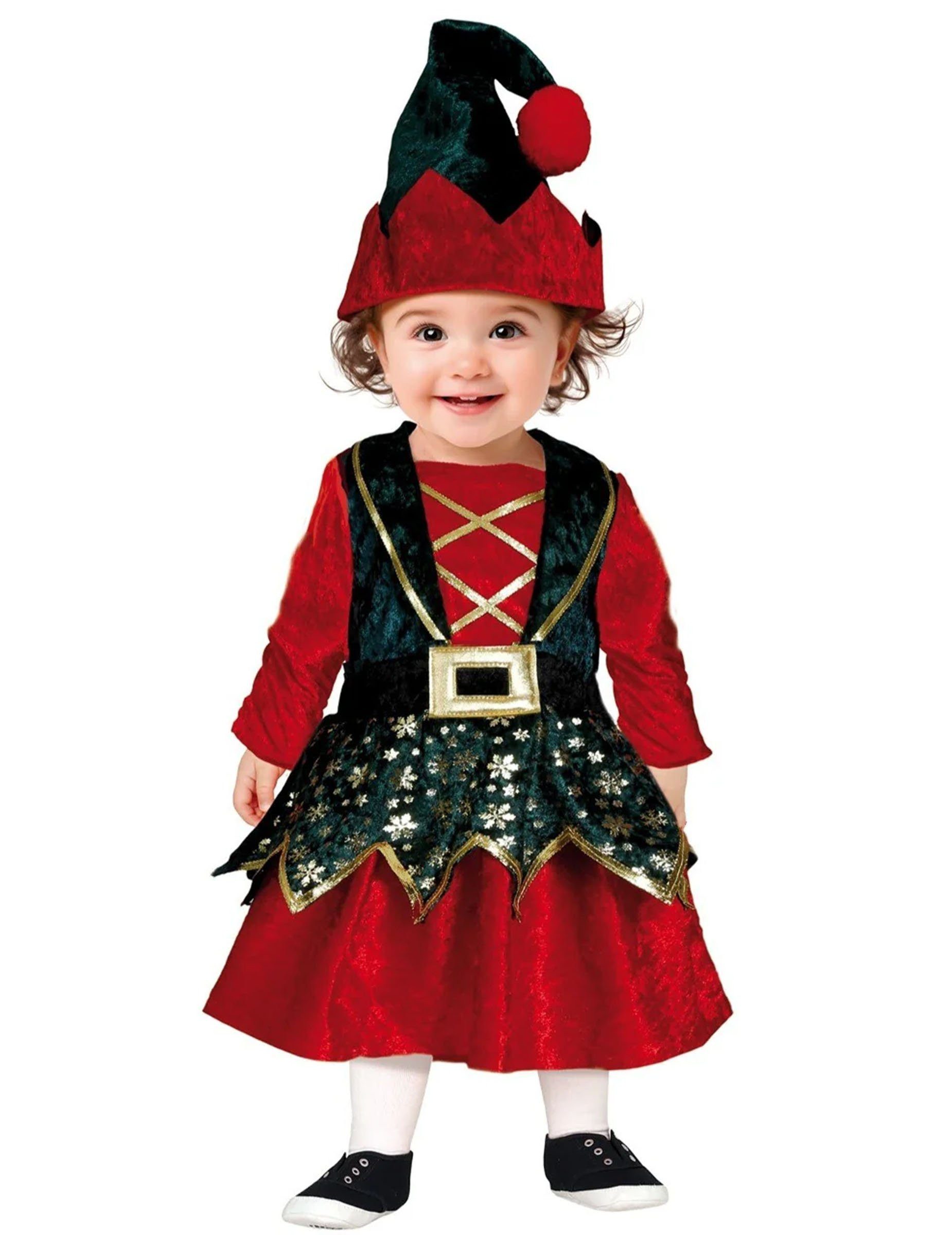 Kostüm Weihnachtselfenkostüm Kinder