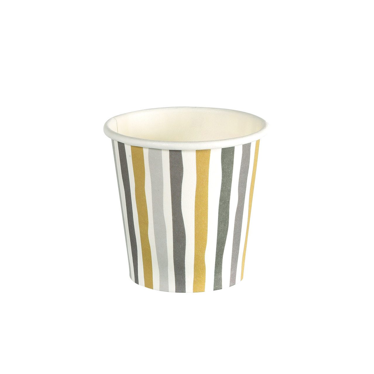 Duni Schnapsglas Duni Бокалы для шнапса Pappe Bio Stripes schwarz gold, PP