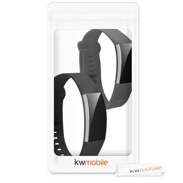 kwmobile Uhrenarmband 2x Sportarmband für Huawei Band 2 / Band 2 Pro, Armband TPU Silikon Set Fitnesstracker