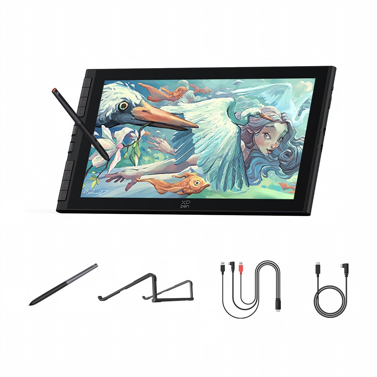 XP-PEN Artist 16 3rd BK Grafiktablett (Volllaminiertes Display)