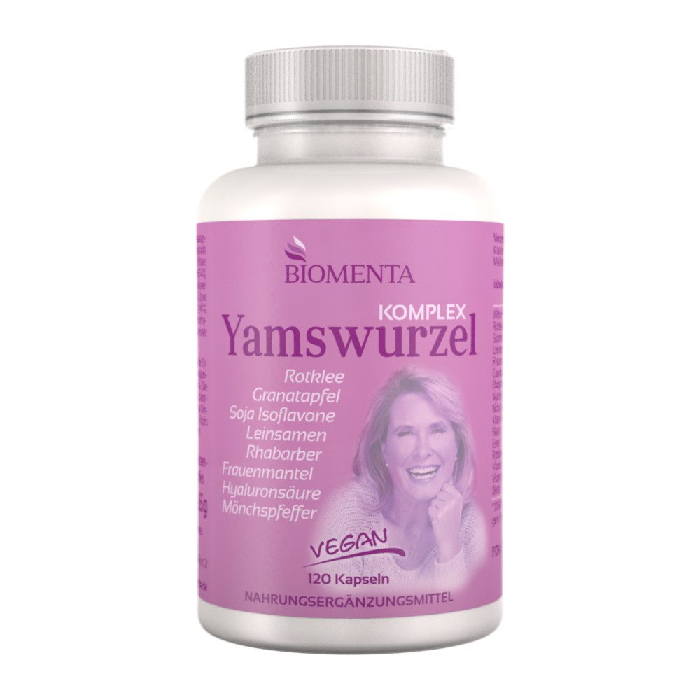 BIOMENTA Yamswurzel Komplex - 120 Kapsel mit verschiedenen Wirkstoffen Kapseln, 120 St., 68.65 g