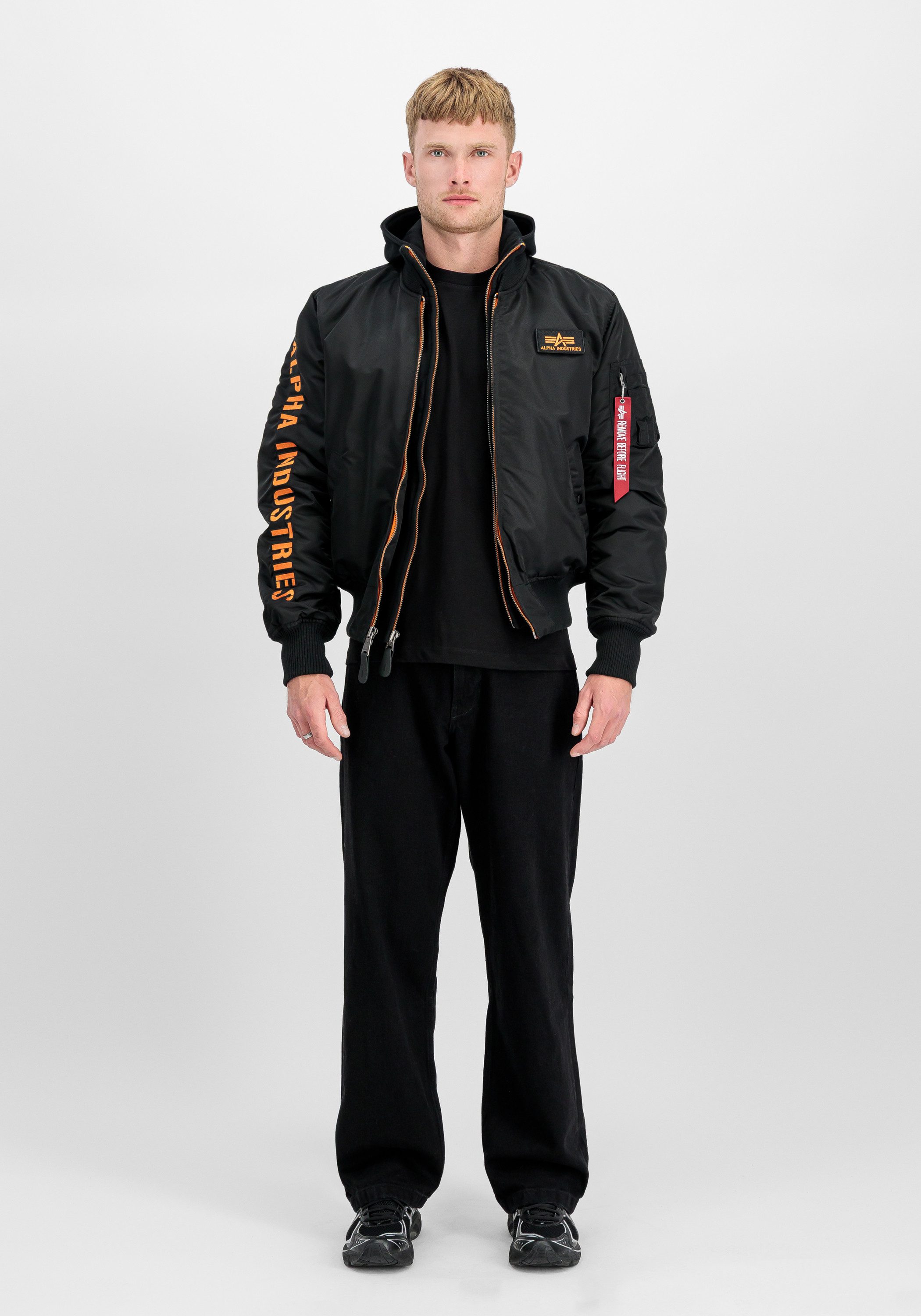 Alpha Industries Bomberjacke MA-1 D-Tec Sleeve Embroidery