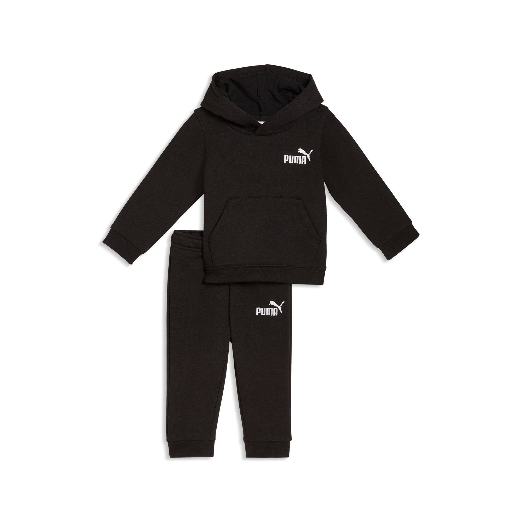 PUMA Trainingsanzug MINICATS LOUNGEWEAR SET TR INF (2-tlg), mit Kapuze, Regular Fit, für Kinder