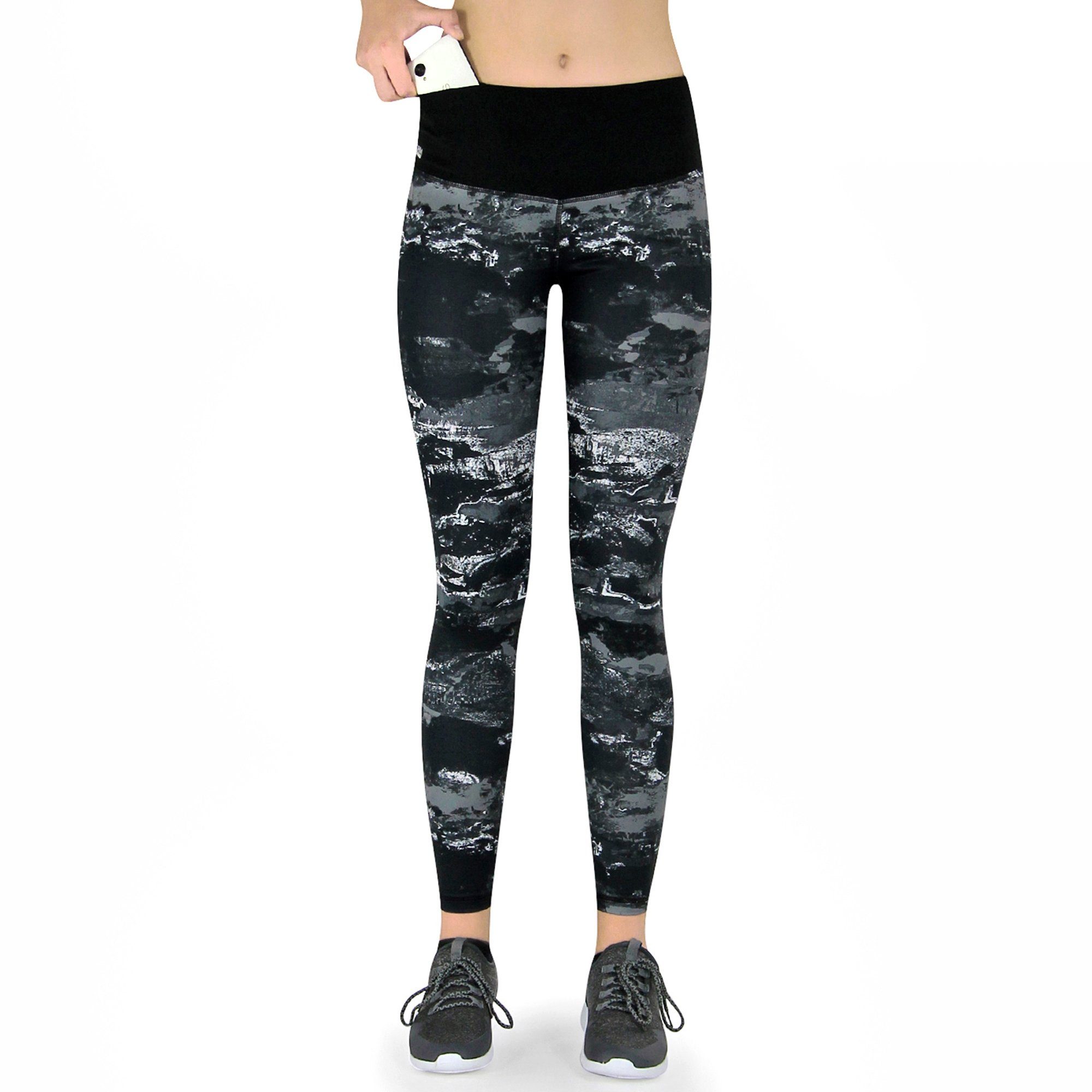 Formbelt Highwaist Leggings Laufhose Damen lang mit Handytasche Hohem Bund günstig online kaufen