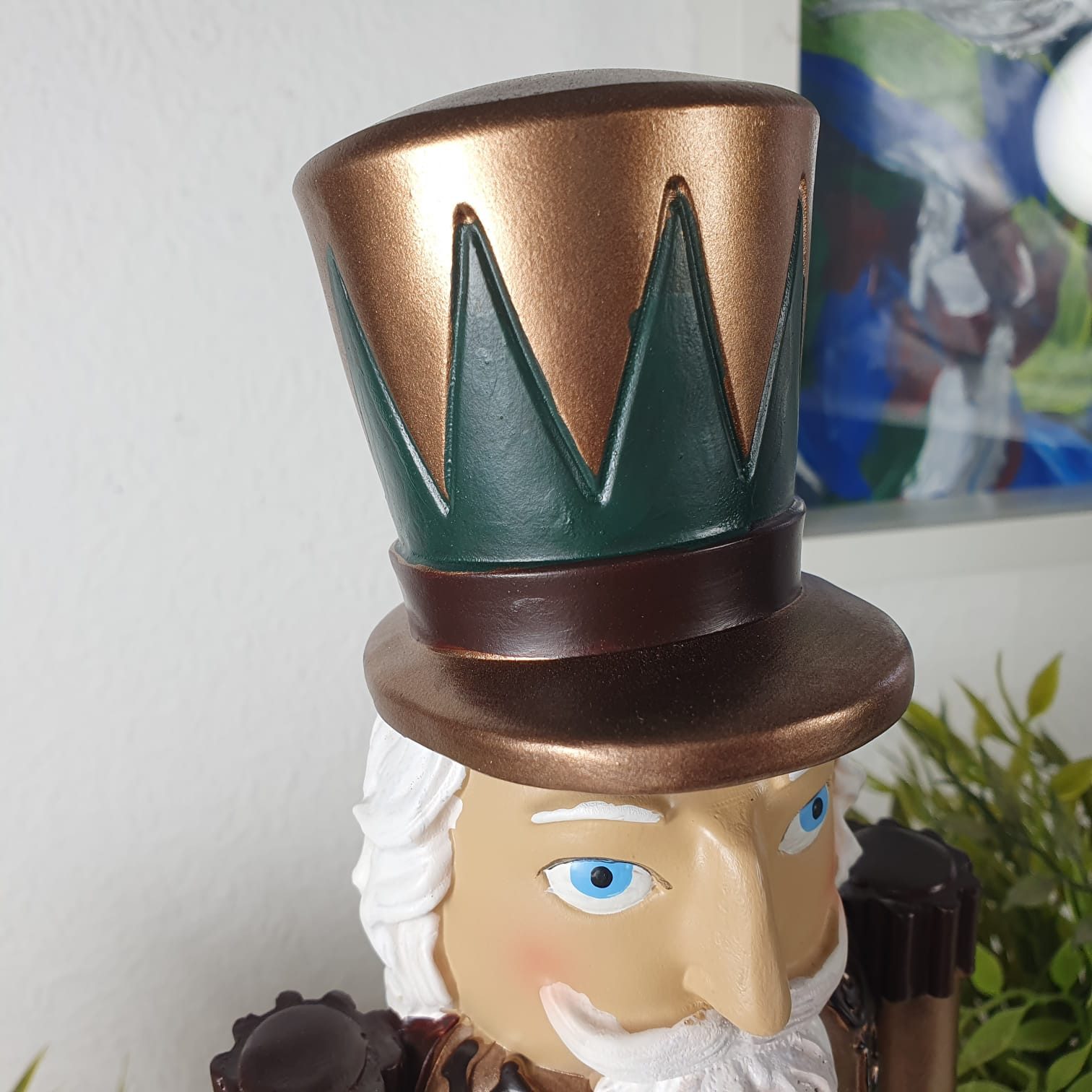 Aspinaworld Gartenfigur Deko Nussknacker Figur, Weihnachts Dekoration 39 cm - Wohnzimmer Figur