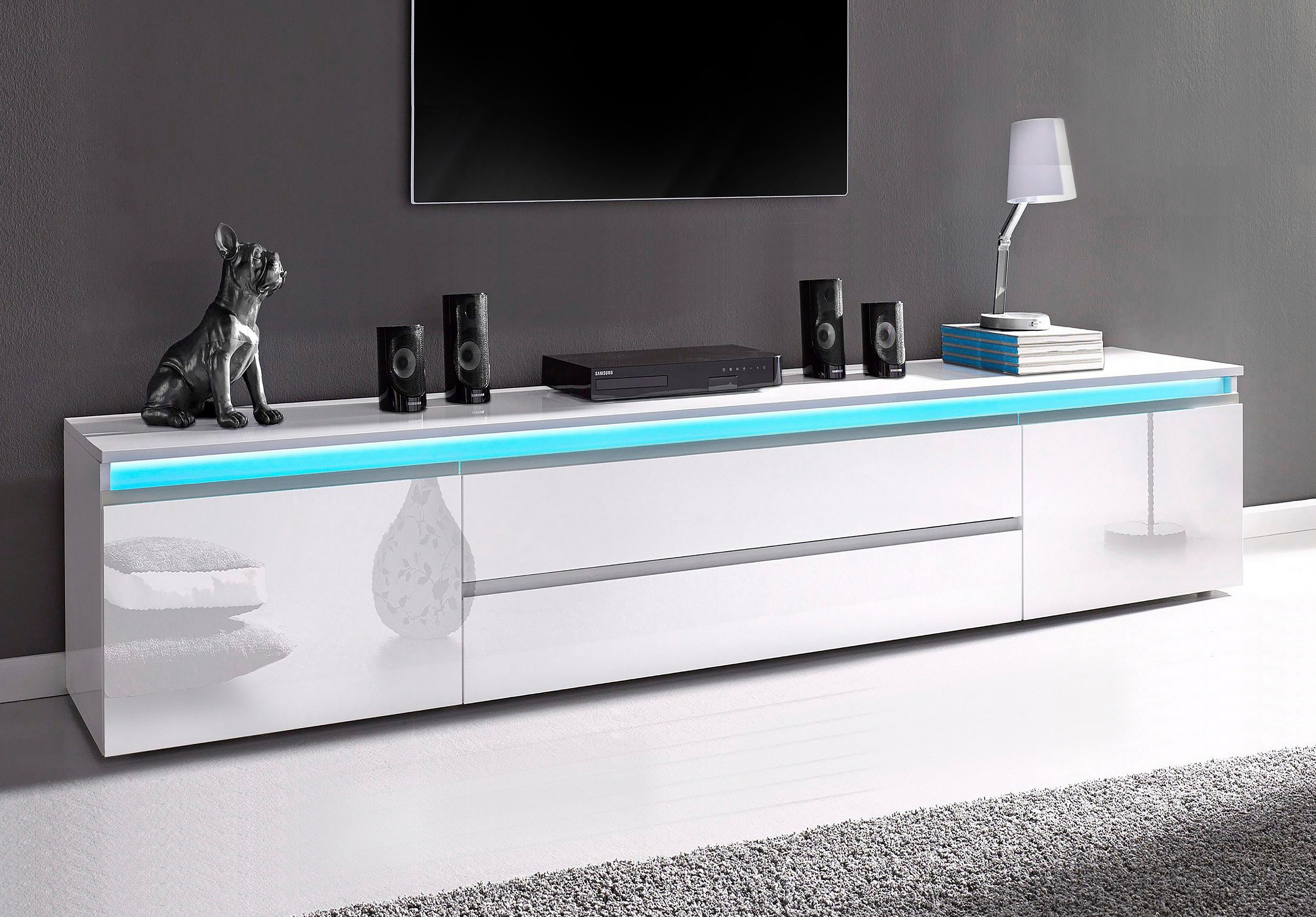 INOSIGN Lowboard Magic,Lowboard,TV-Kommode,TV-Möbel,TV-Bank, Hochglanzlacki günstig online kaufen