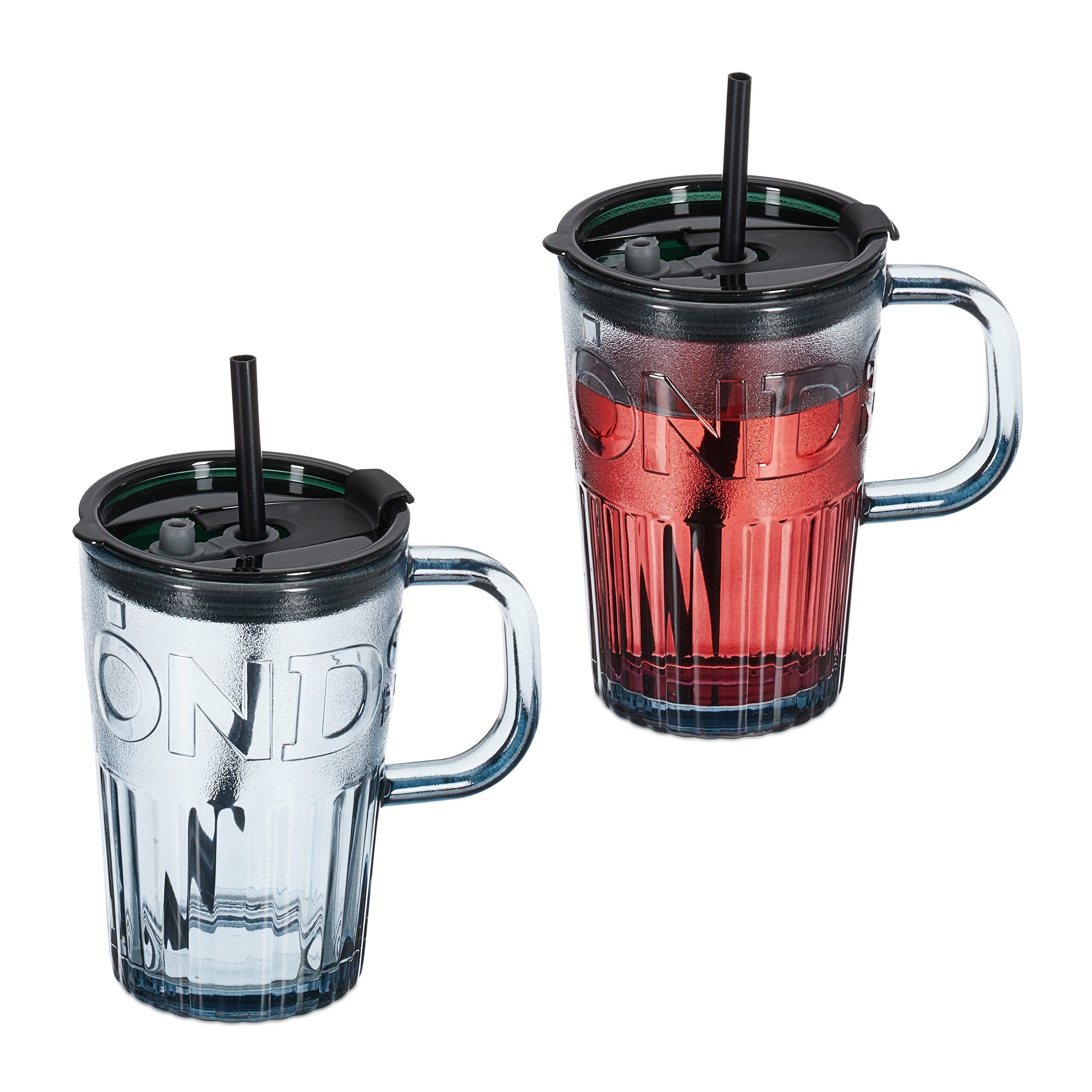 Gläser-Set Trinkgläser im 2er Set mit Henkel