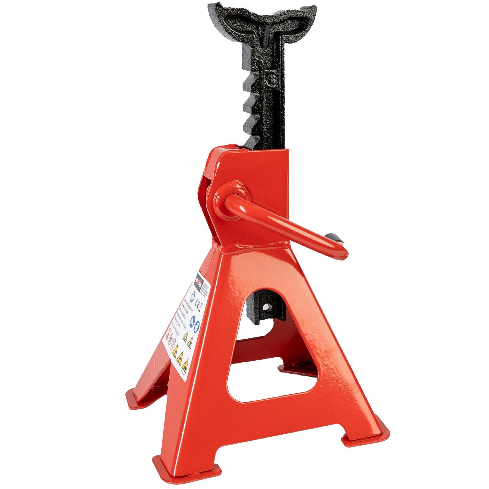 Grafner Unterstellbock Unterstellbock Set 2T KFZ Böcke Set - 2000 kg höhenverstellbar, 2000 kg max. Belastbarkeit, (Set, 2-St., 2 Stück), 10 Stufen, höhenverste – Bild 5 von 5