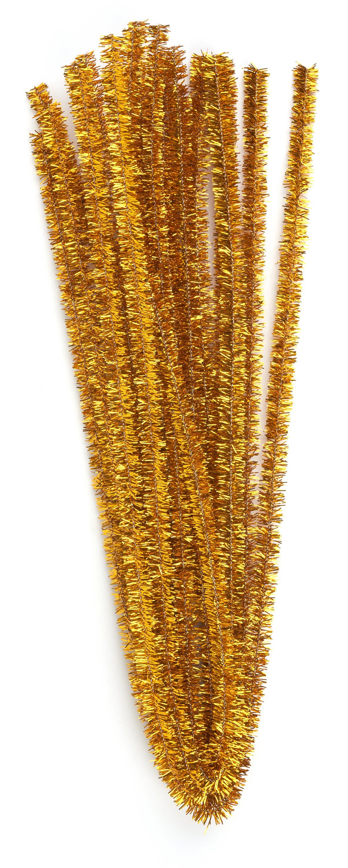 VBS Draht Metallic-Chenilledraht Gold, 10 Stück