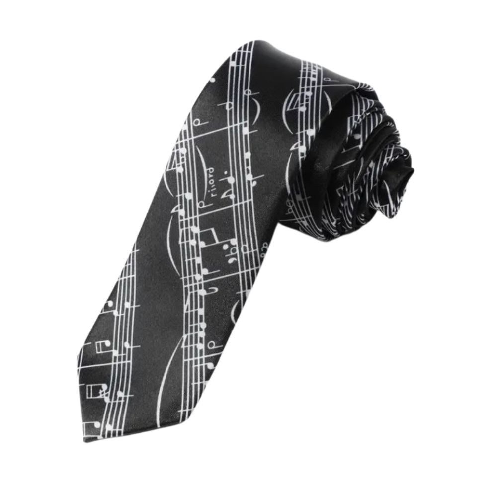 mugesh Krawatte Krawatte Notenzeilen für Musiker günstig online kaufen