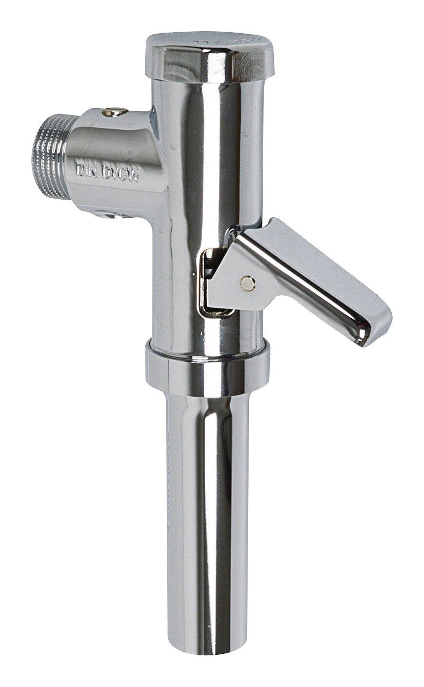 Schell Urinal-Druckspüler, WC, Chrom, 3/4" mit Hebel 3/4" chrom