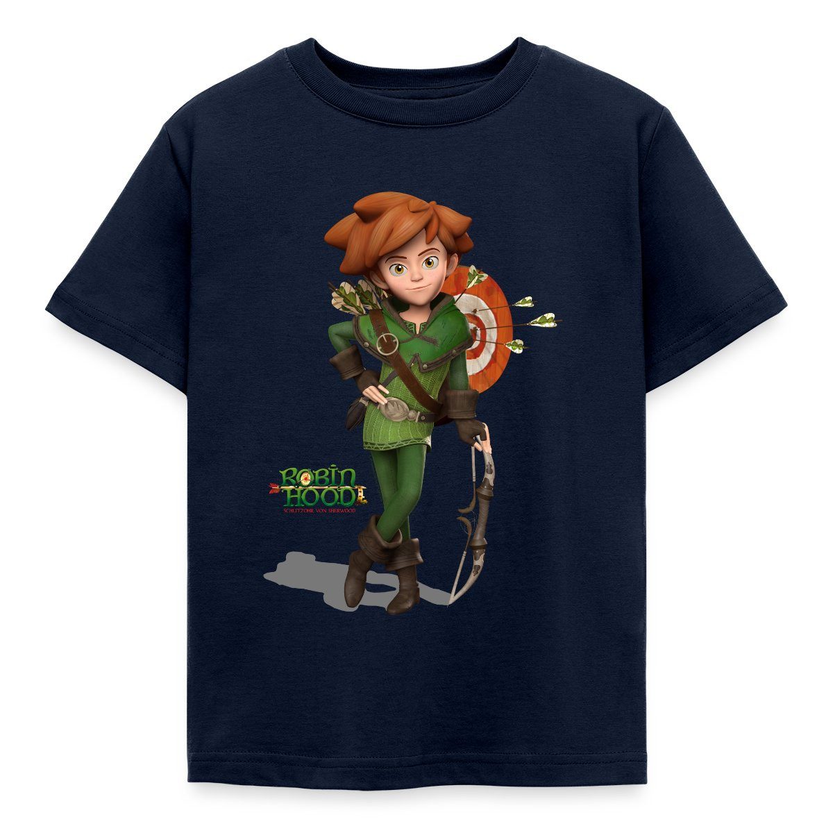 T-Shirt Robin Hood Mit Pfeil Und Bogen Kinder T-Shirt