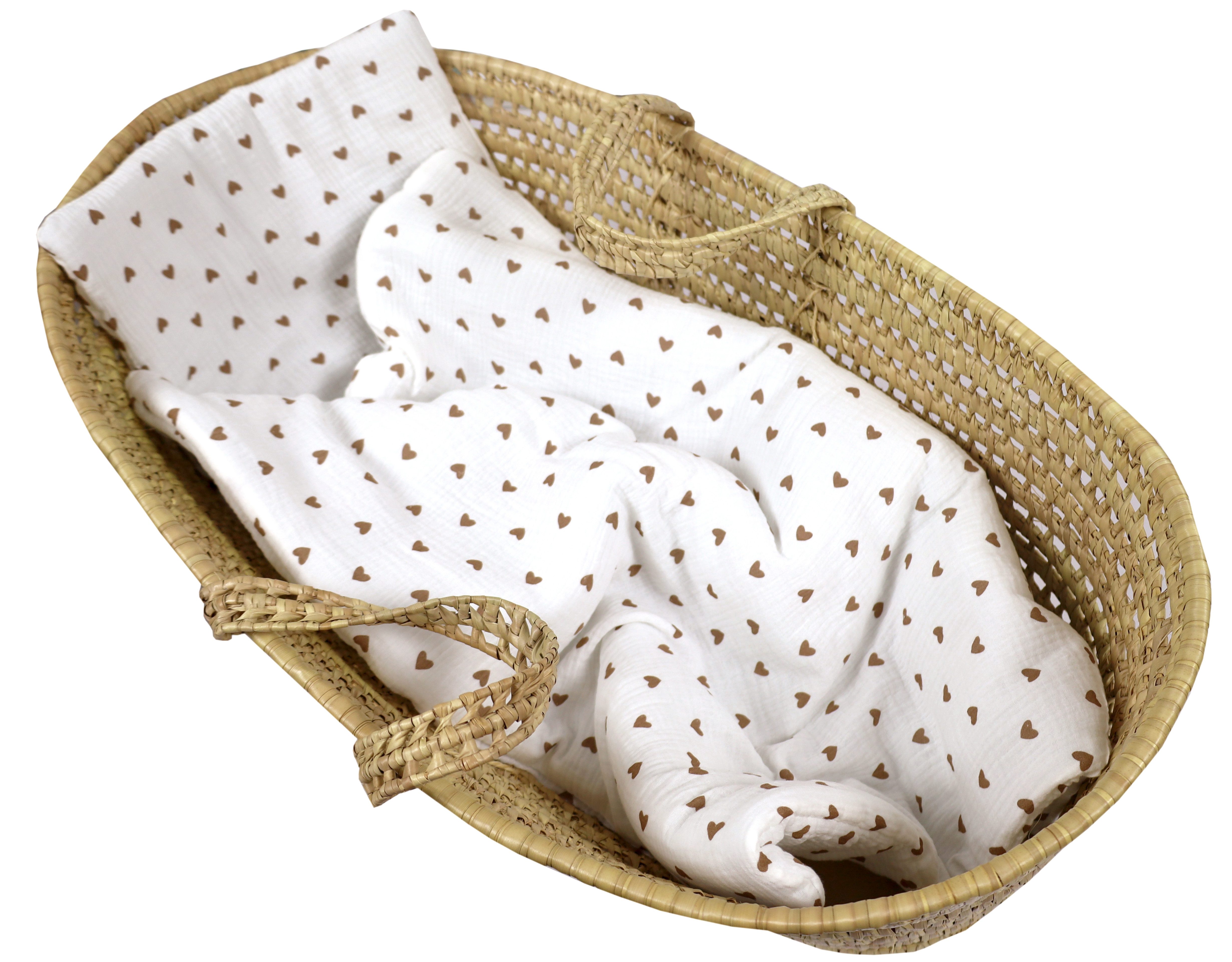 Babydecke BabyLux Babydecke Musselin Kinderwagendecke Kuscheldecke günstig online kaufen