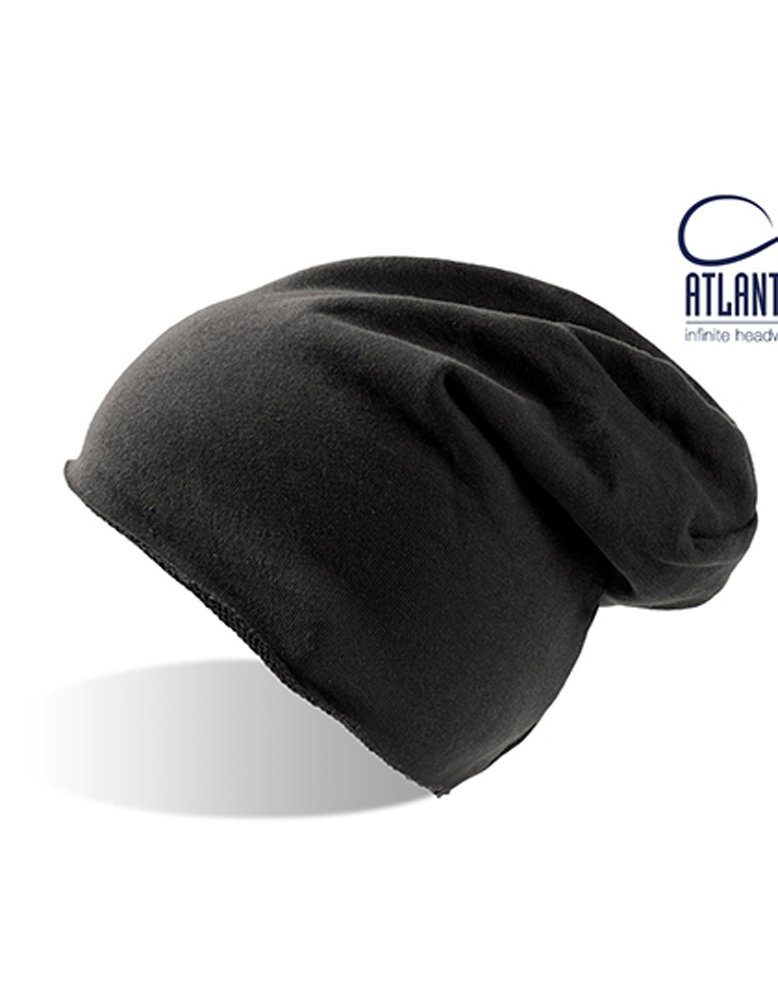 Atlantis Beanie Brooklin Beanie Mütze lange Form Black