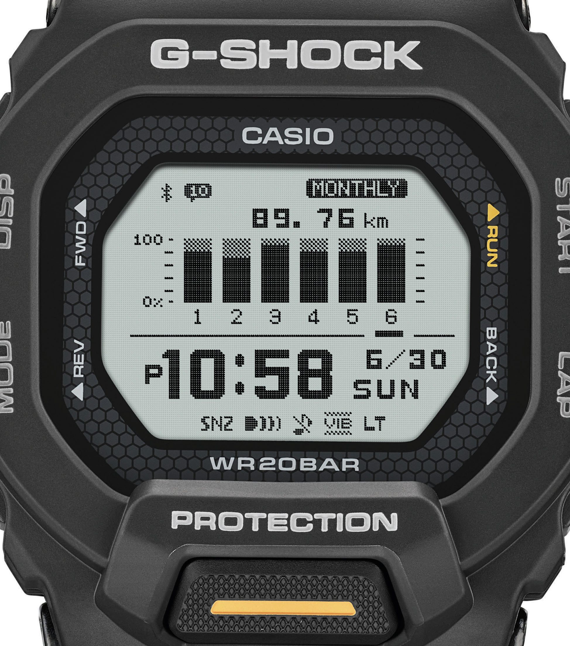 CASIO G-SHOCK GBD-200 Smartwatch, Quarzuhr, Armbanduhr, Herrenuhr, Training Planner, Training Log