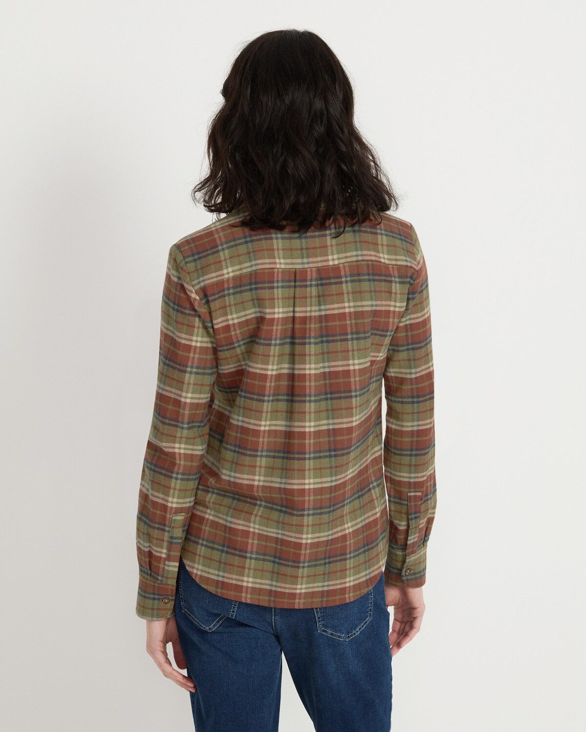 Brigitte von Schönfels Flanellbluse Flanellbluse