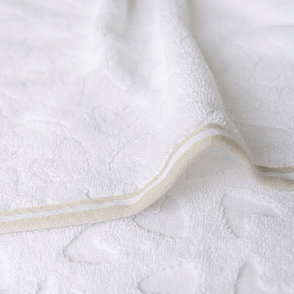 Baumwolle 100% Bastion Handtuch 50x100cm Collections 100% Baumwolle natural, weiß Handtuch