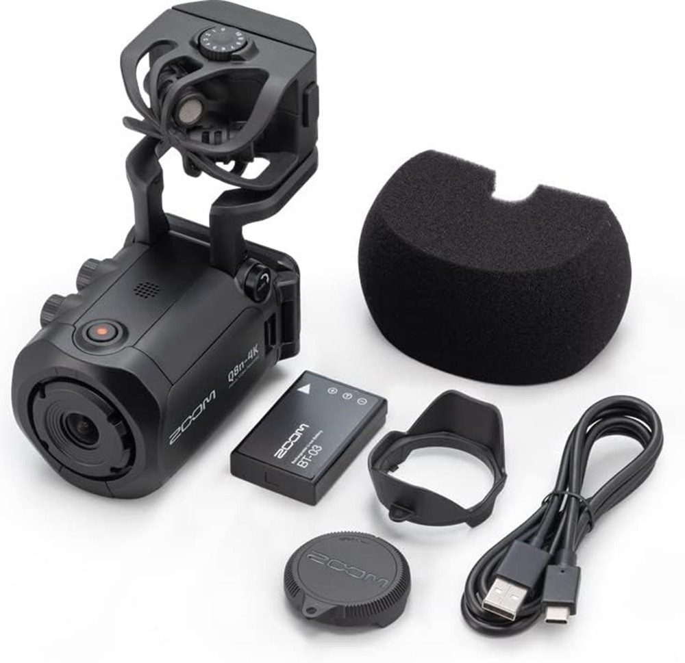 Zoom Audio Q8n-4K Handy Video Recorder Camcorder (Aufnahmemedien: microSD / microSDHC / microSDXC)