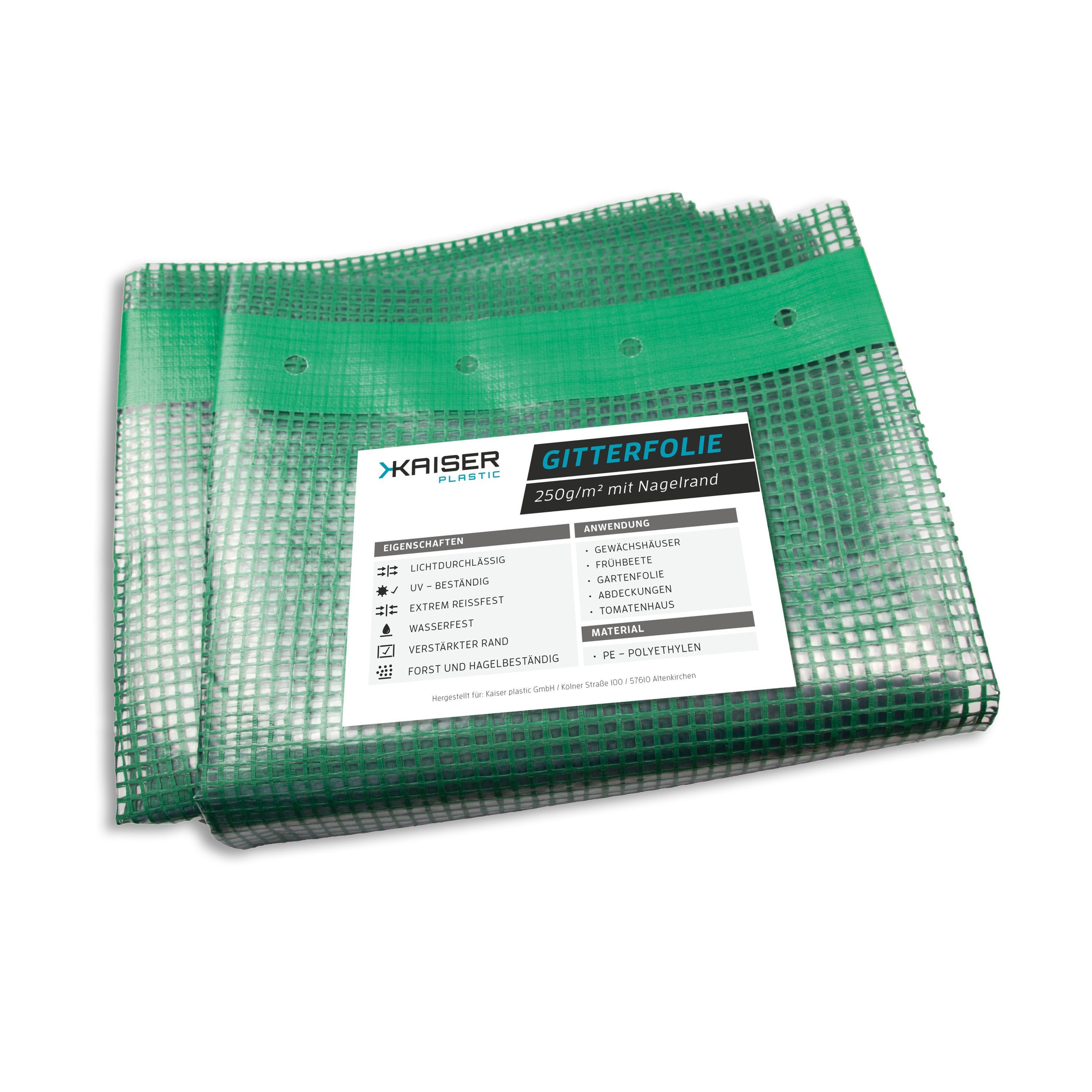Kaiser plastic Gitterfolie - Gewächshausfolie 1,5 günstig online kaufen