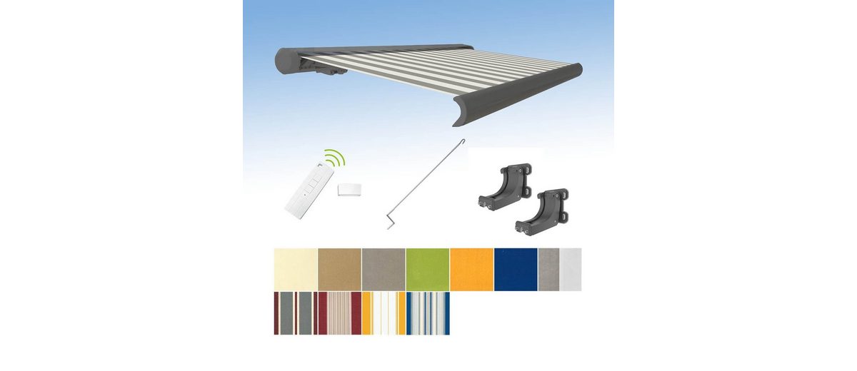 Eclipse Kassettenmarkise »Größe 3,00 x 2,50 Meter« Markise elektrische