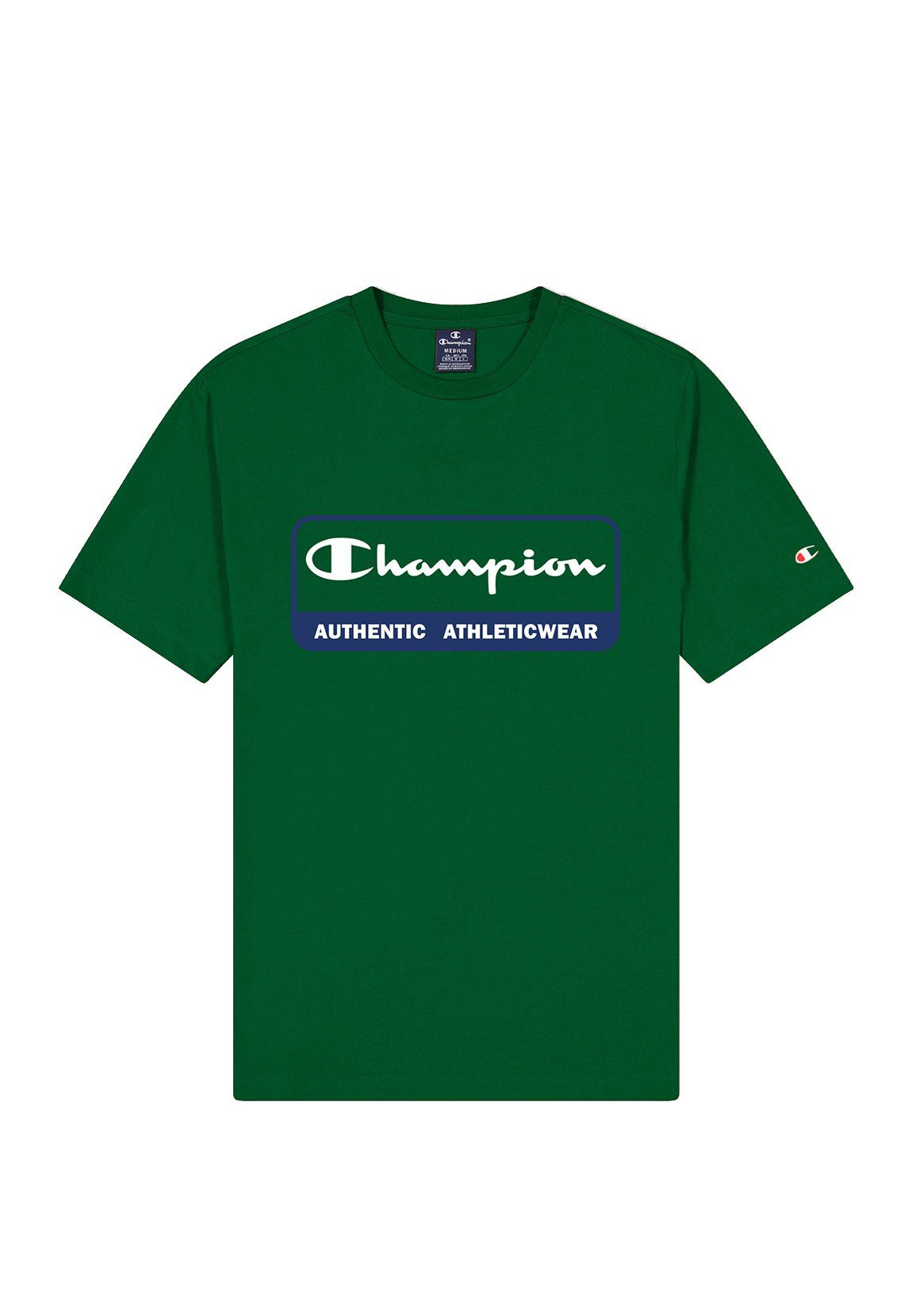 Champion T-Shirt Champion Herren T-Shirt 219165 GS524 EVG Grün
