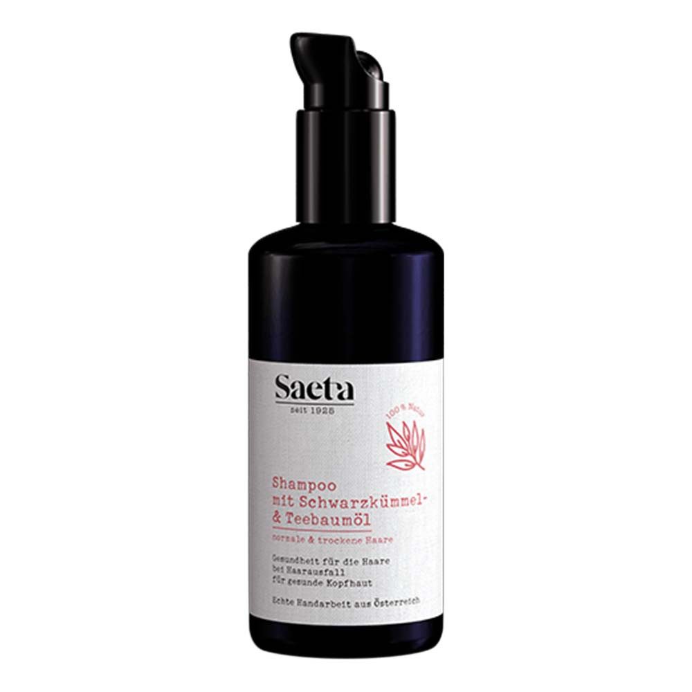 Saeta Haarkosmetik Haarshampoo Shampoo - Schwarzkümmel-Teebaum 200ml