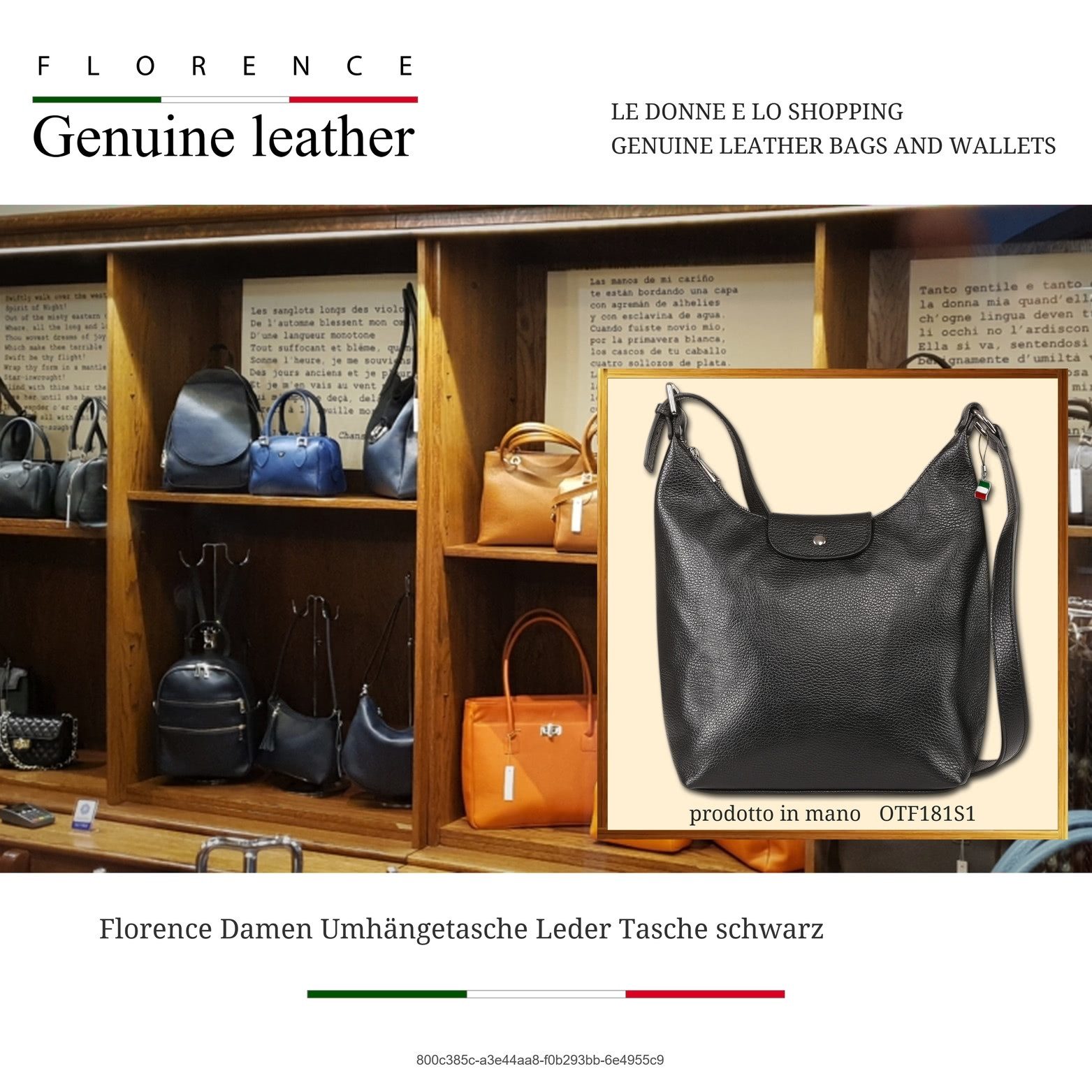 FLORENCE Umhängetasche Florence Damen Umhängetasche Leder (Umhängetasche, U günstig online kaufen