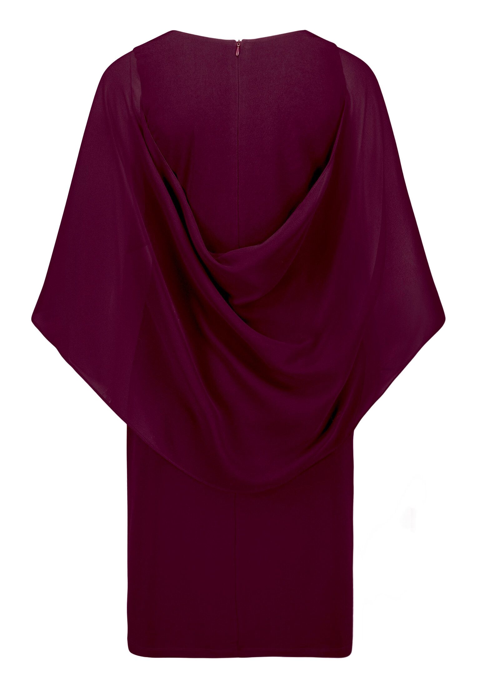 Vera Mont Cocktailkleid Damen mit Raffung Materialmix
