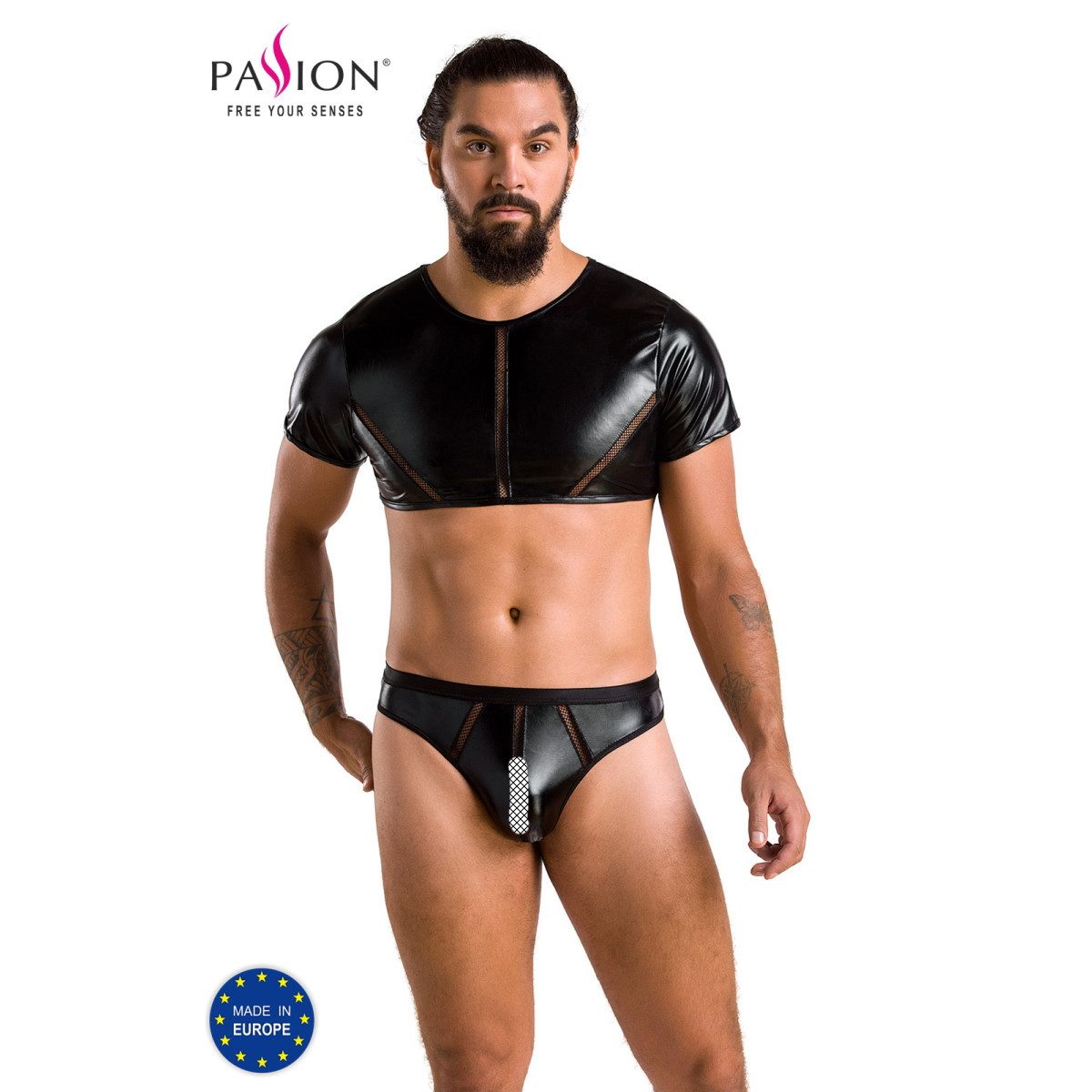 Shirttop PM 057 PETER Set black - (L/XL,S/M,XXL)