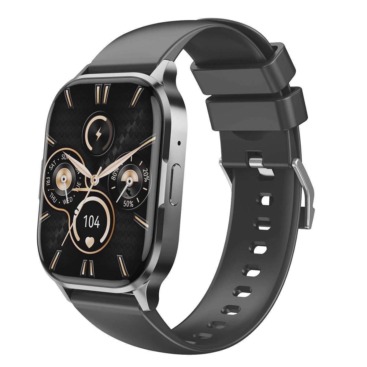 XO Smartwatch J10 Amoled schwarz - 2.01" HD full screen Smartwatch