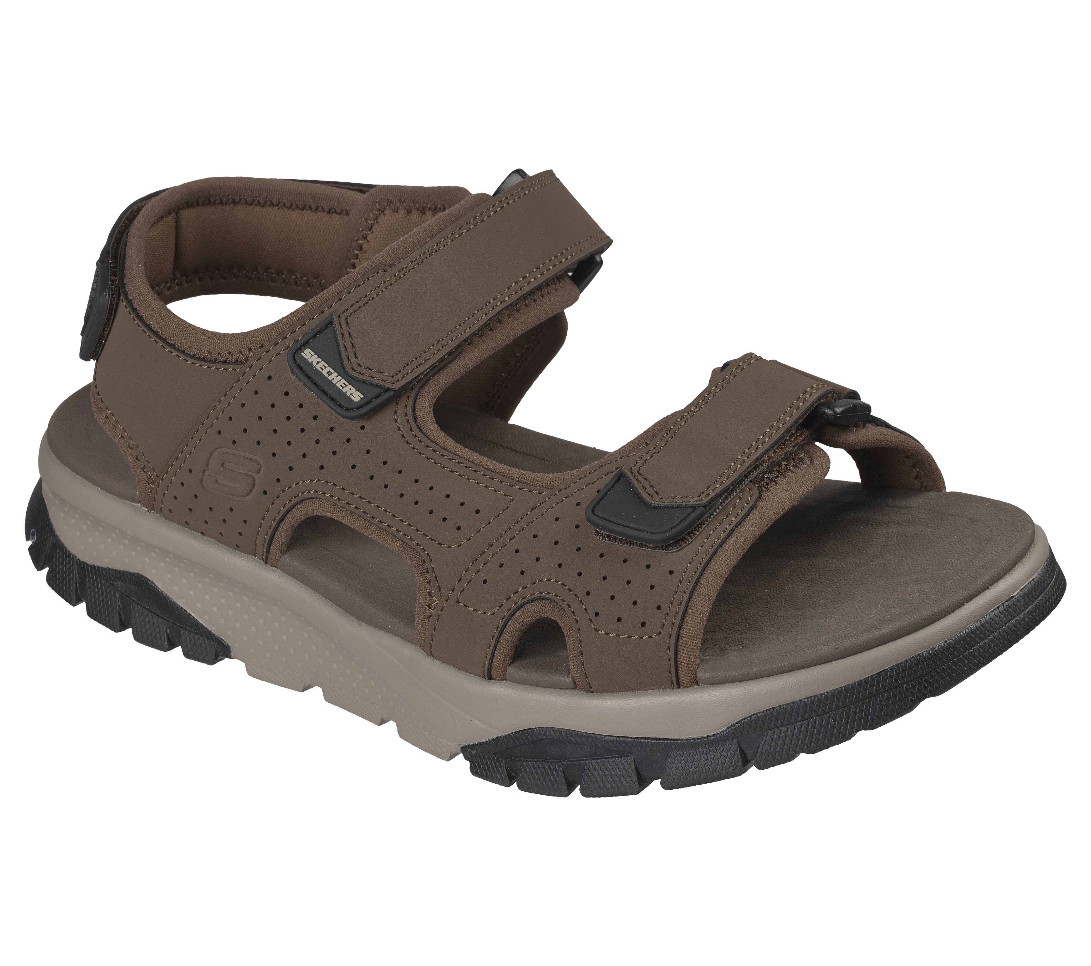Skechers WAGNER - AVALON Trekkingsandale Sommerschuh, Outdoorsandale, Klettschuh mit Memory Foam