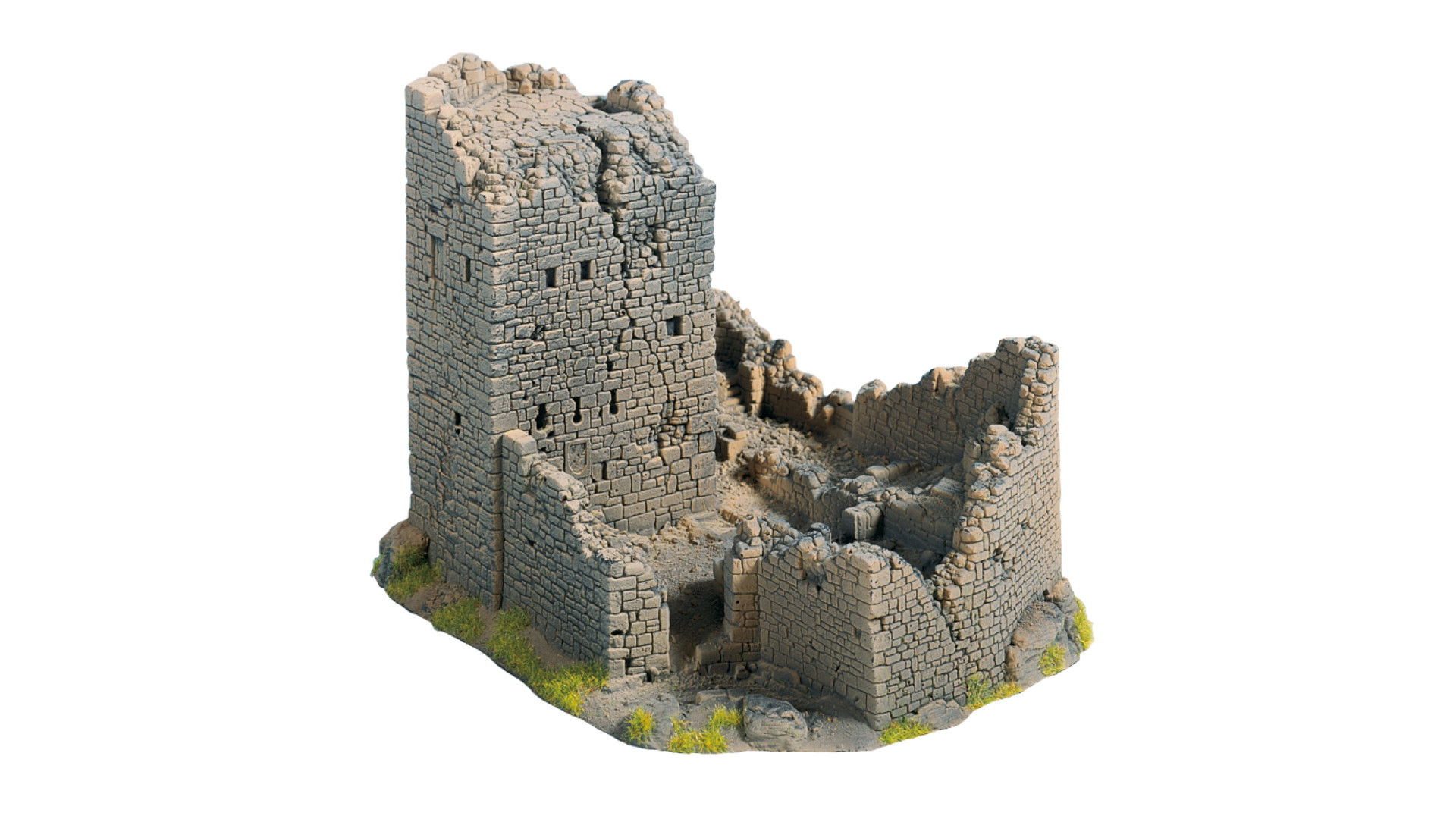 Modelleisenbahn-Gebäude NOCH® Burgruine, mit mittelalterlichem Design, 18