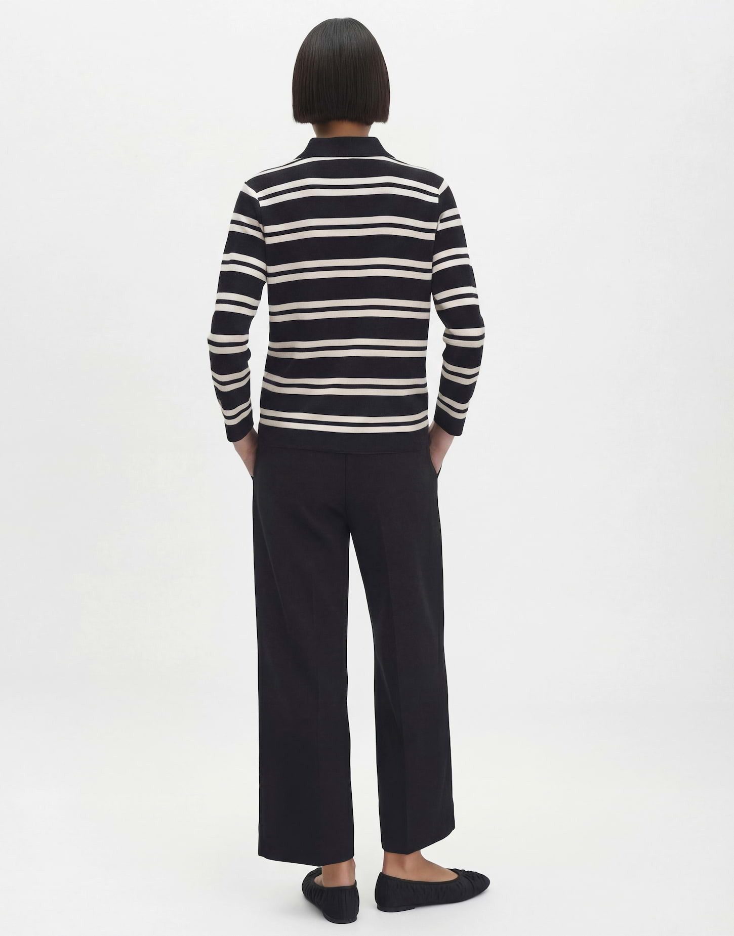 someday Poloshirt KIONA Regular mit sportiven Rugbystreifen