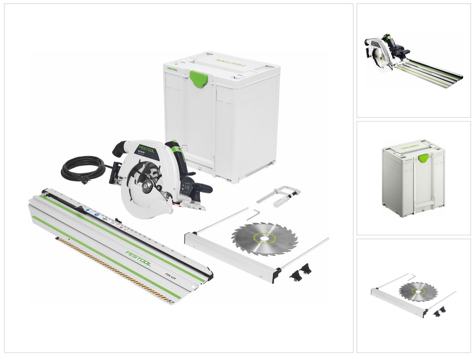 FESTOOL Kompakt-Handkreissäge HK 85 EB-Plus-FSK 420 Handkreissäge Kappsäge 1900 W 230 mm (576142)