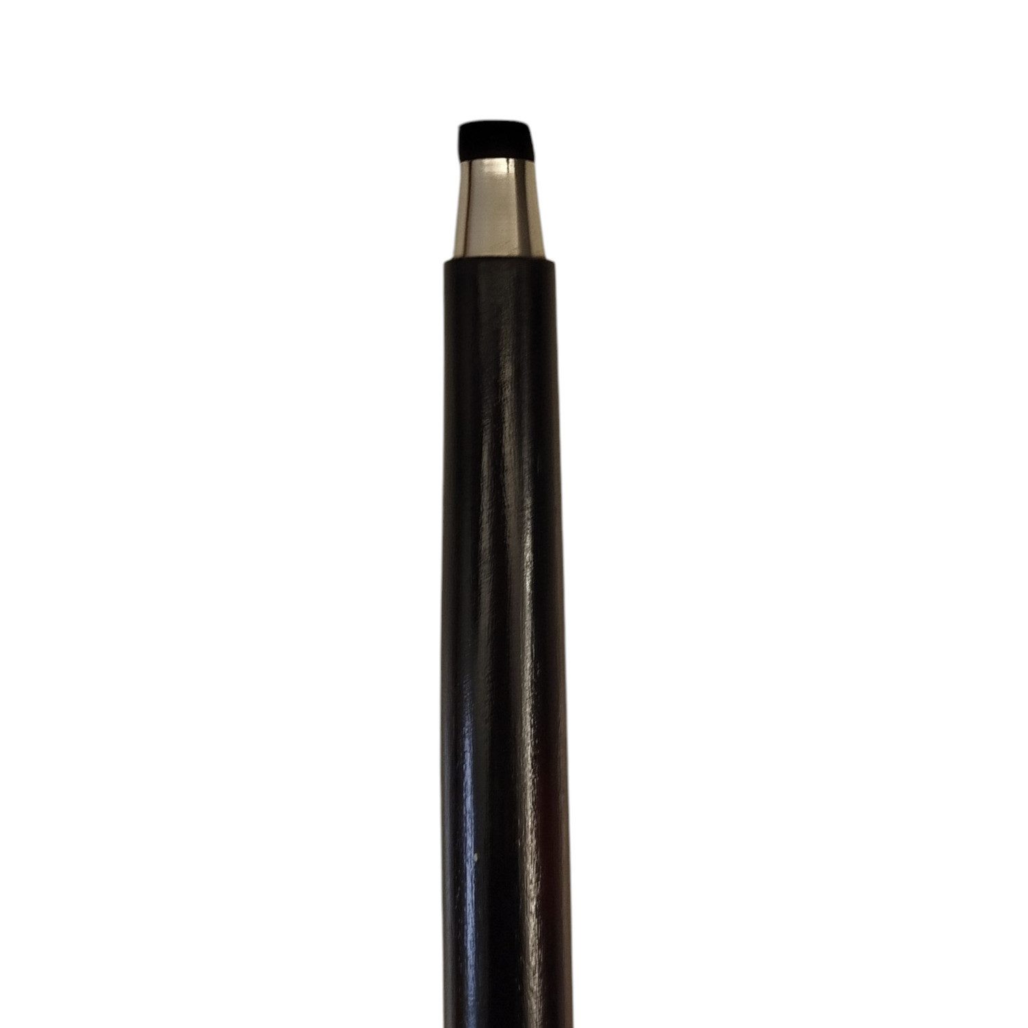 FTWdesign Frackstock Floraler Spazierstock aus Holz mit silbernem Griff aus Metall