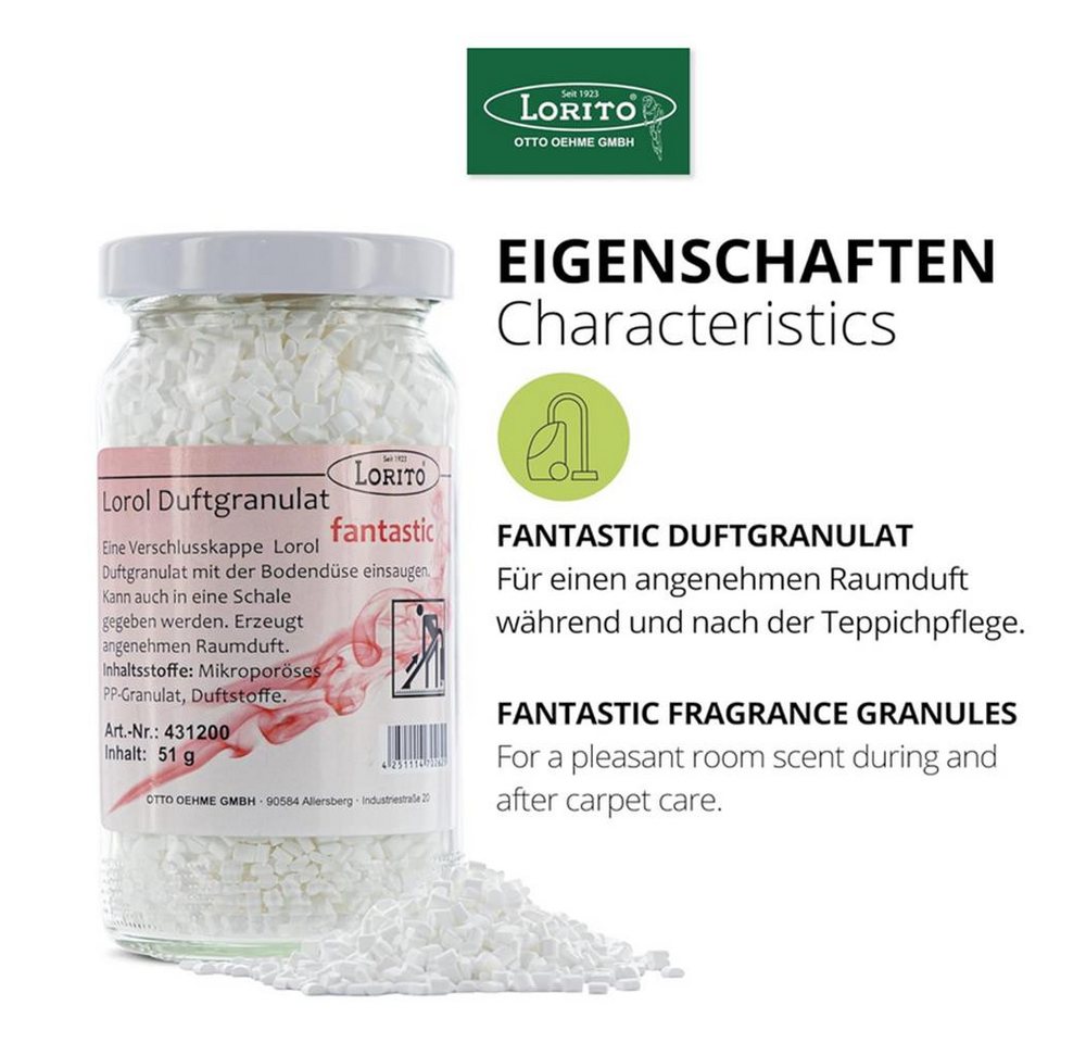 Thumbnail - Lorito Lorol Duftgranulat fantastic 51 g - 200 ml Staubsaugerduft Raumduft Staubsaugergranulat