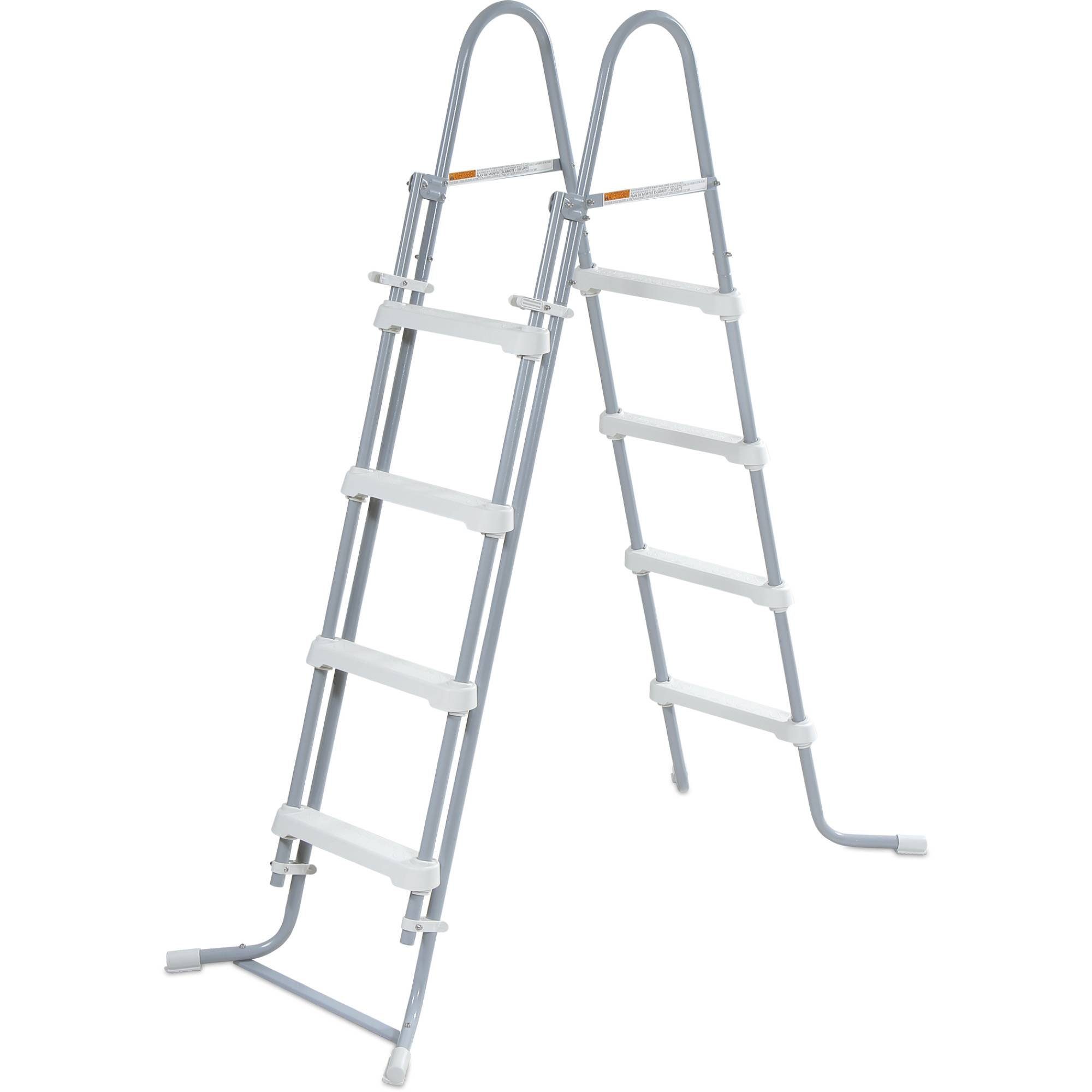 Waterman Pool-Sicherheitsleiter Pool-Sicherheitsleiter Höhe 122 cm - 2x4 Stufen (Komplett-Set, 1-St)