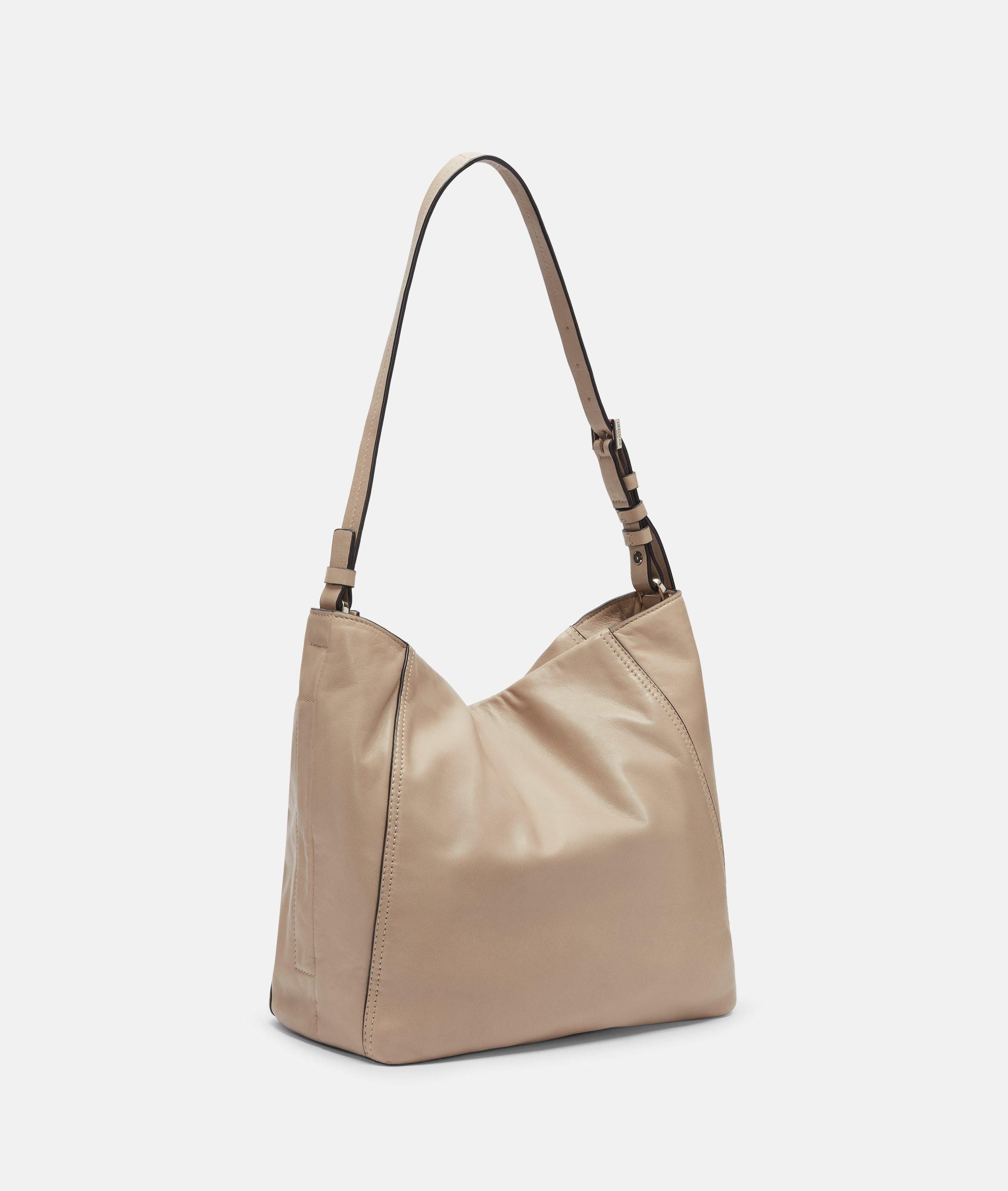 Liebeskind Berlin Schultertasche Hobo, Geräumige Schultertasche aus Leder günstig online kaufen