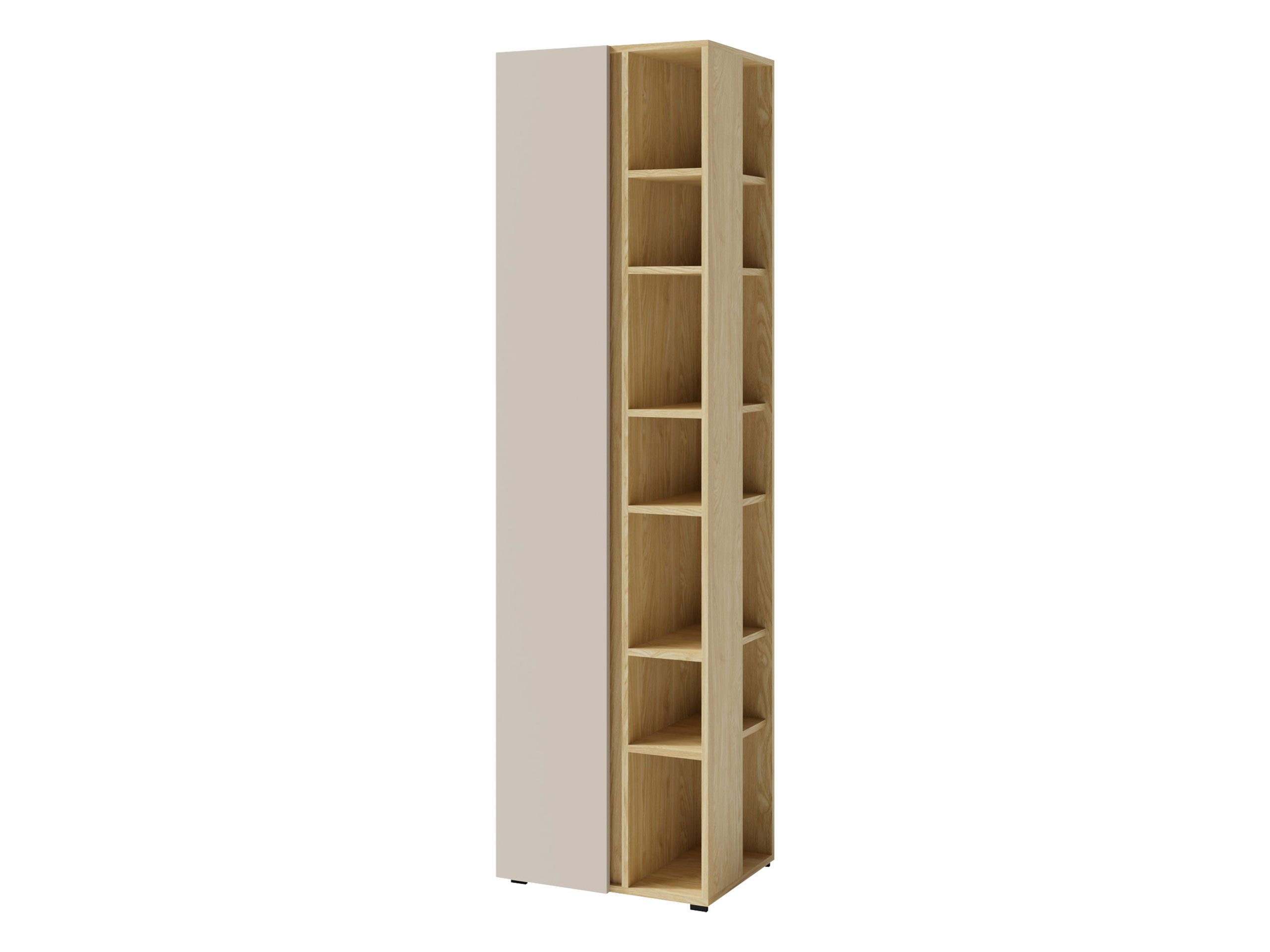 MIRJAN24 Regal Luca LC04, mit Drehtür, Antirutschfüße