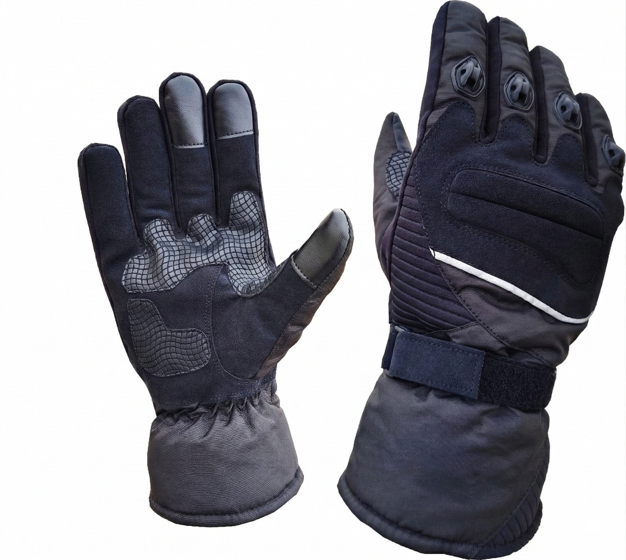 PROANTI Motorradhandschuhe Winter Regen Motorradhandschuhe: Wasserdicht & Touchscreen Funktion