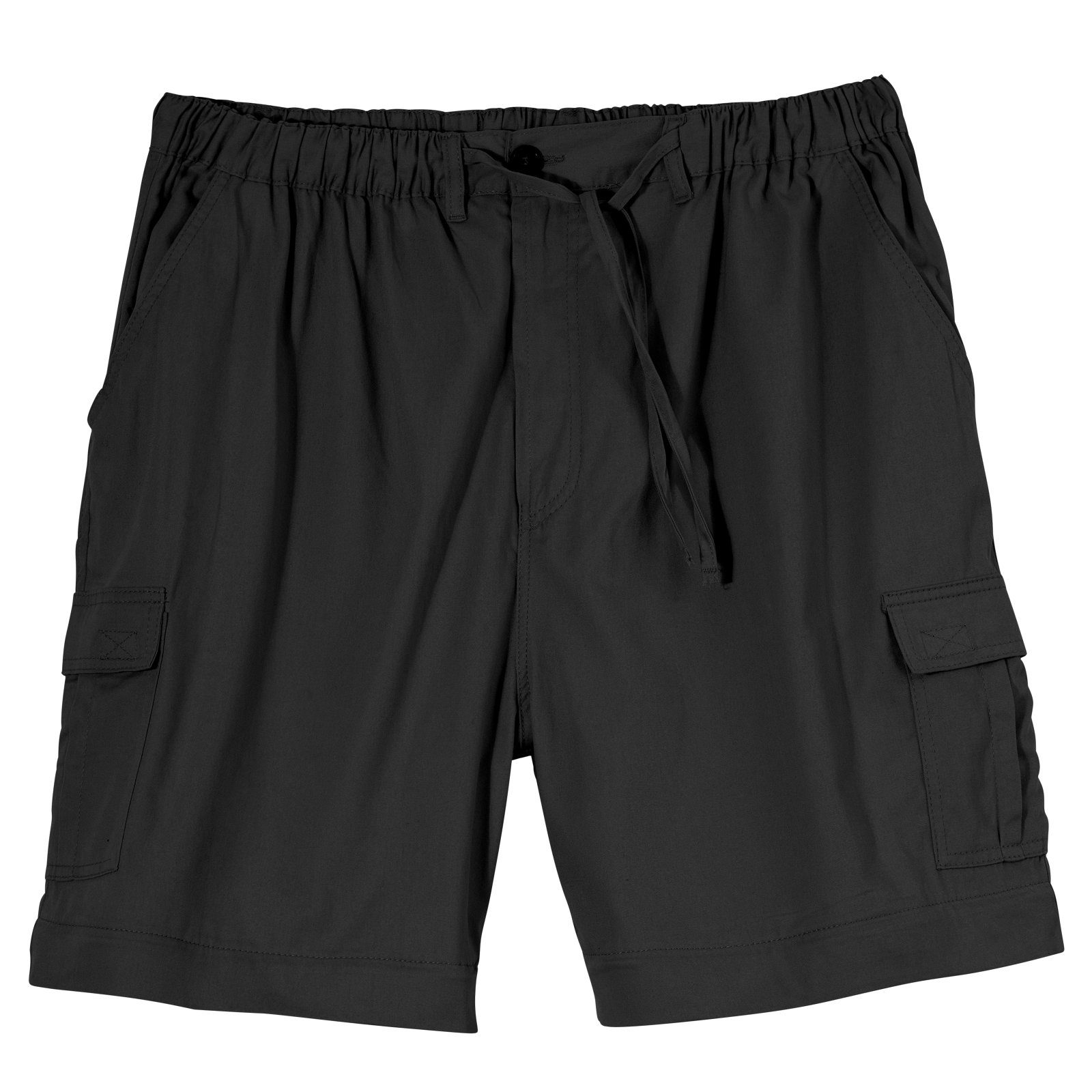 ABRAXAS Cargohose Abraxas XXL Zipp-off-Cargohose schwarz Gummibund günstig online kaufen