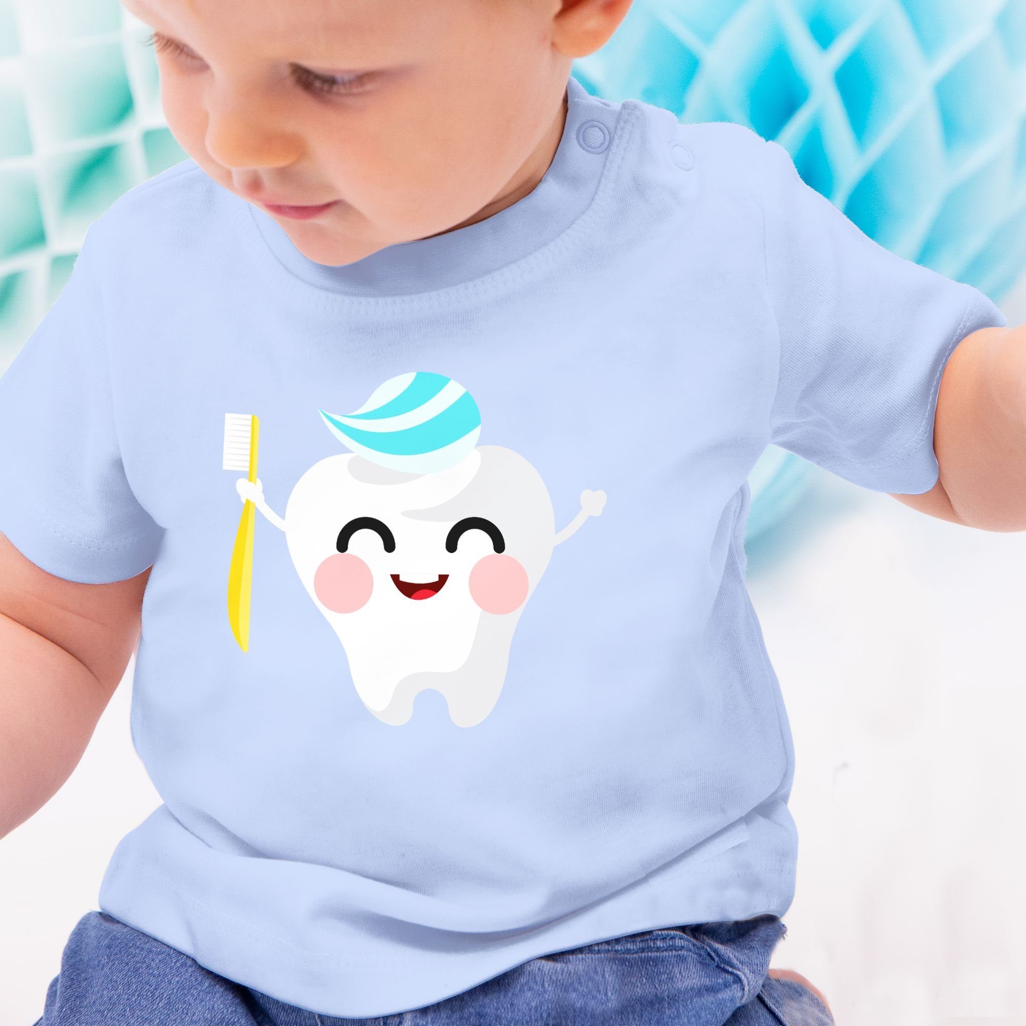Zahnfee Karneval Babyblau & Geschenkidee Zahnpasta 2 - Zahnmedizin Shirtracer Fasching T-Shirt