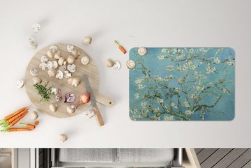 Platzset, Mandelblüte - Van Gogh - Kunst - Blumen, MuchoWow, (6-St), Platzset, Platzdecken, Platzmatte, Tischmatten, Schmutzabweisend