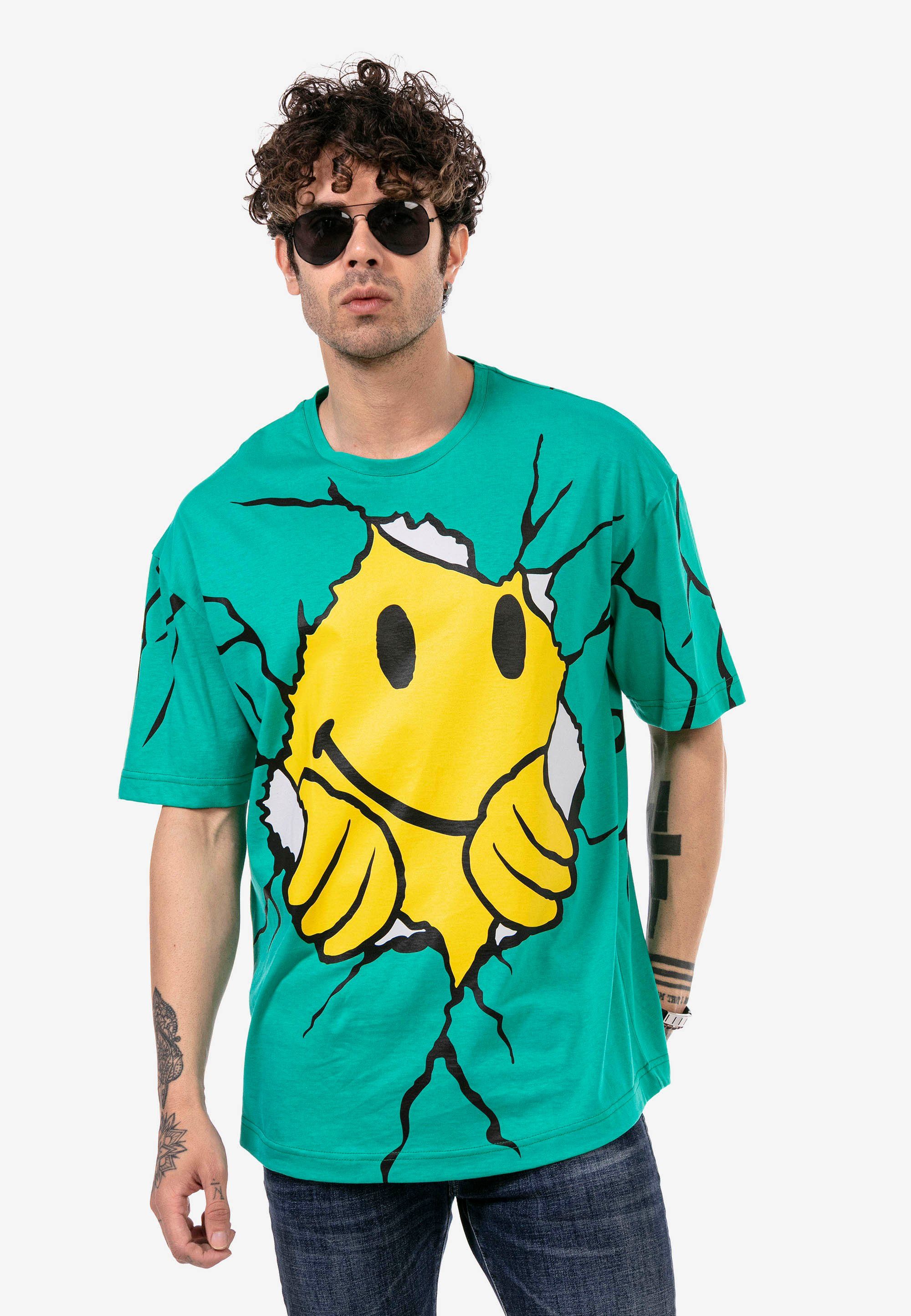 RedBridge T-Shirt Chester mit großflächigen Print