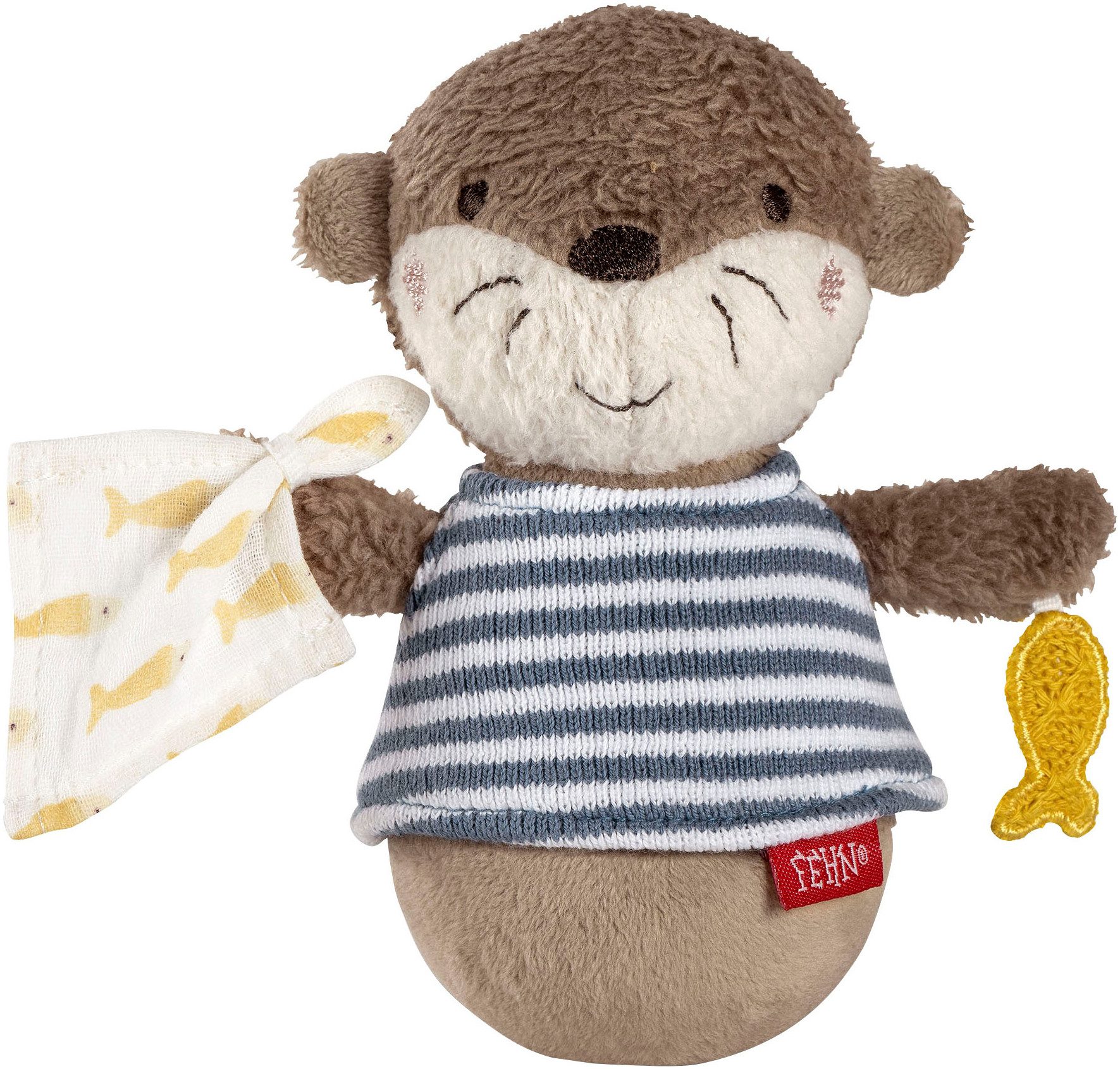 Fehn Greifspielzeug Otter Theo, Mini-Stehauf Otter günstig online kaufen