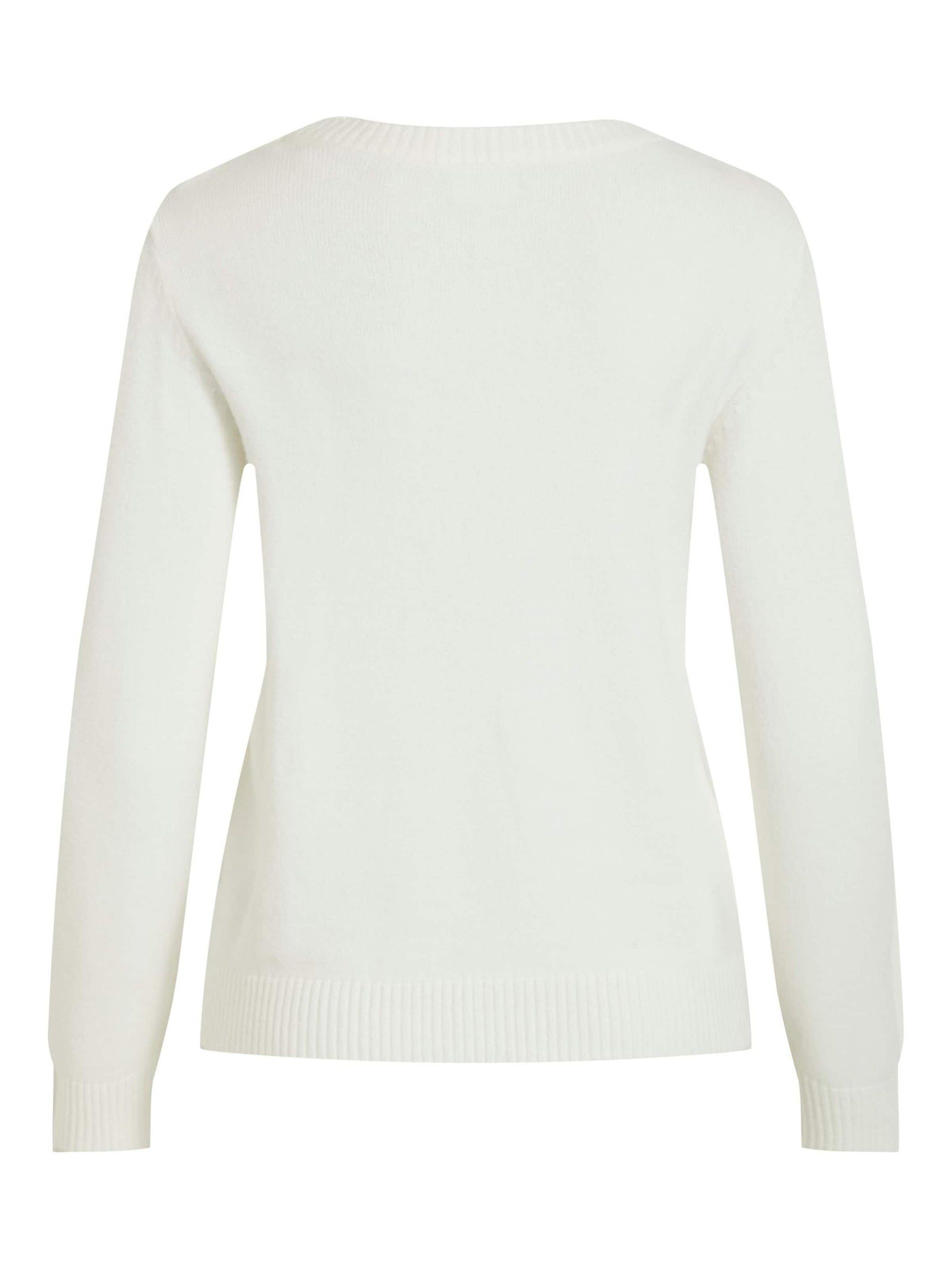 Vila Strickpullover Ril (1-tlg) Plain/ohne Details