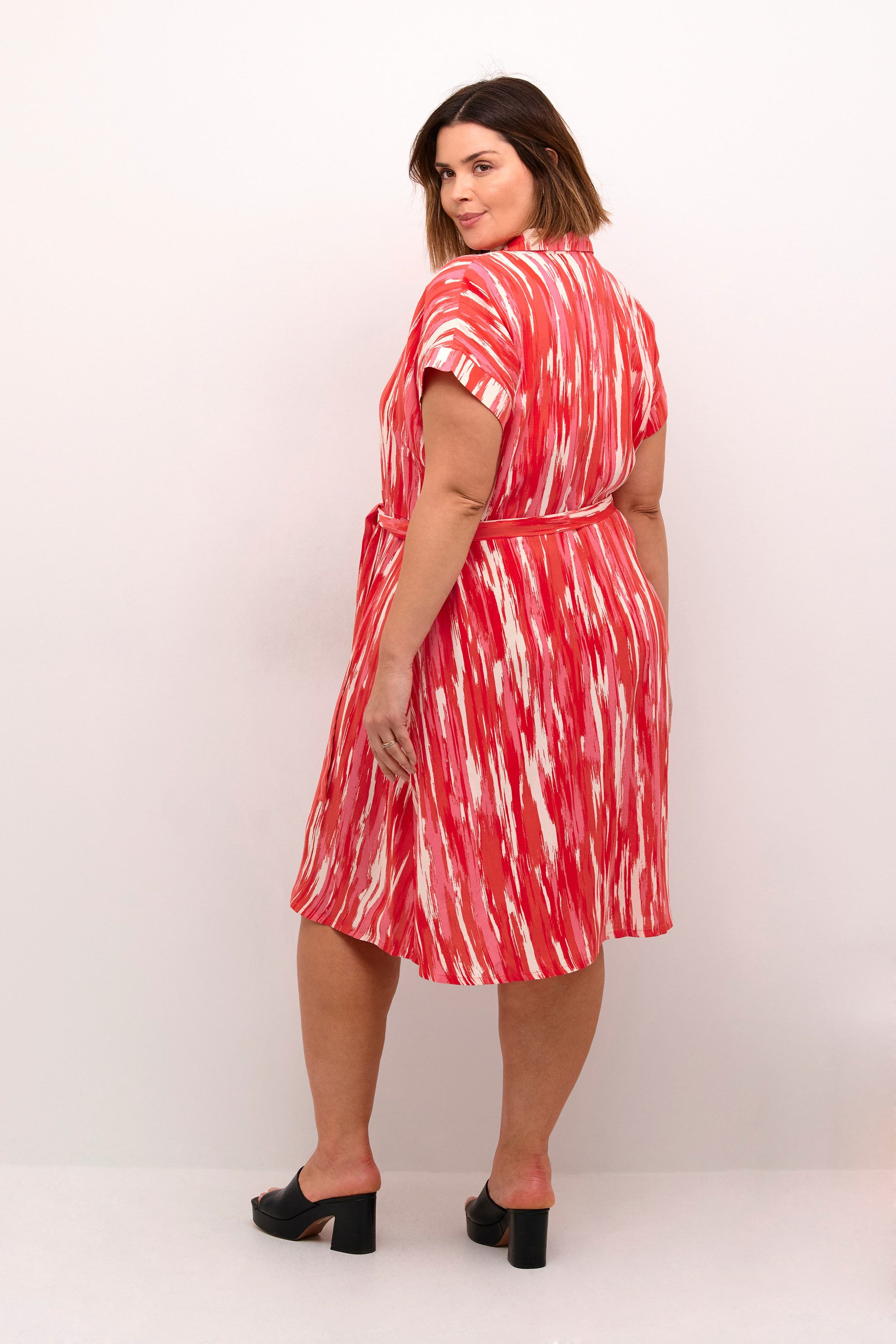 KAFFE Curve Blusenkleid Kleid KCadriana Große günstig online kaufen