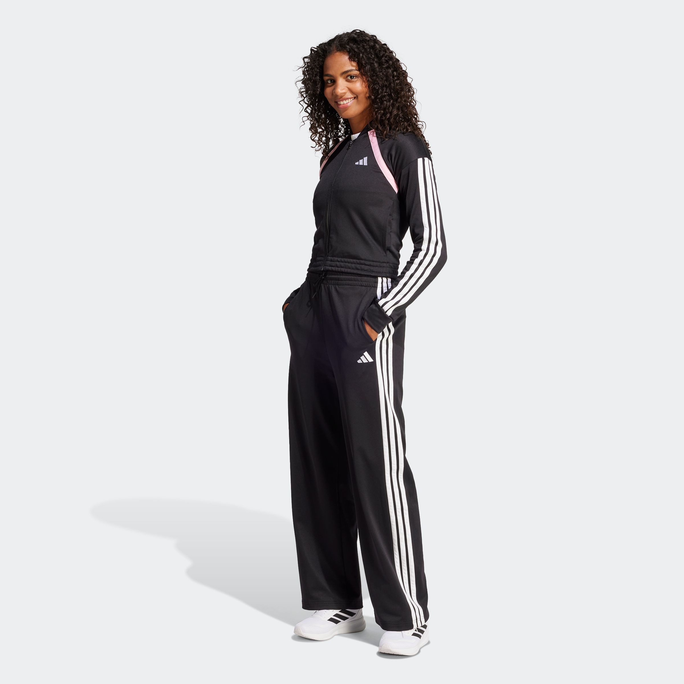 adidas Sportswear Trainingsanzug W TEAMSPORT TS (2-tlg), Jacke schmal gesch günstig online kaufen