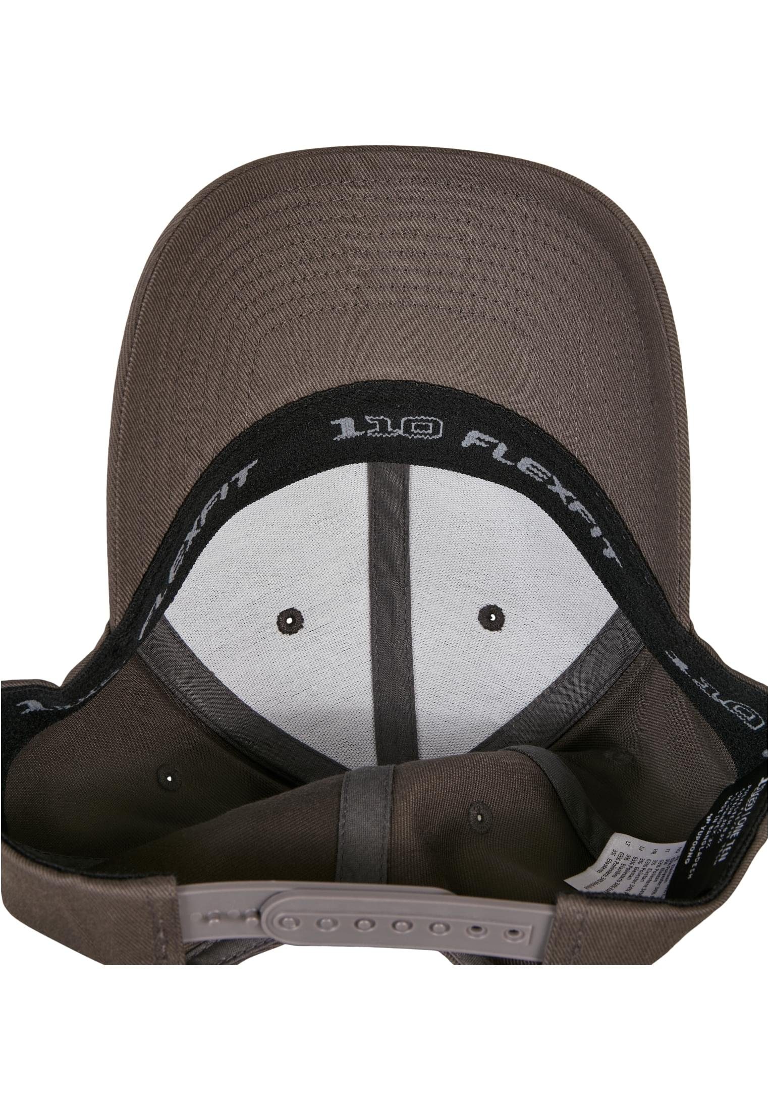 Flexfit Flex Cap Accessoires Flexfit darkgrey Curved Visor Snapback 110