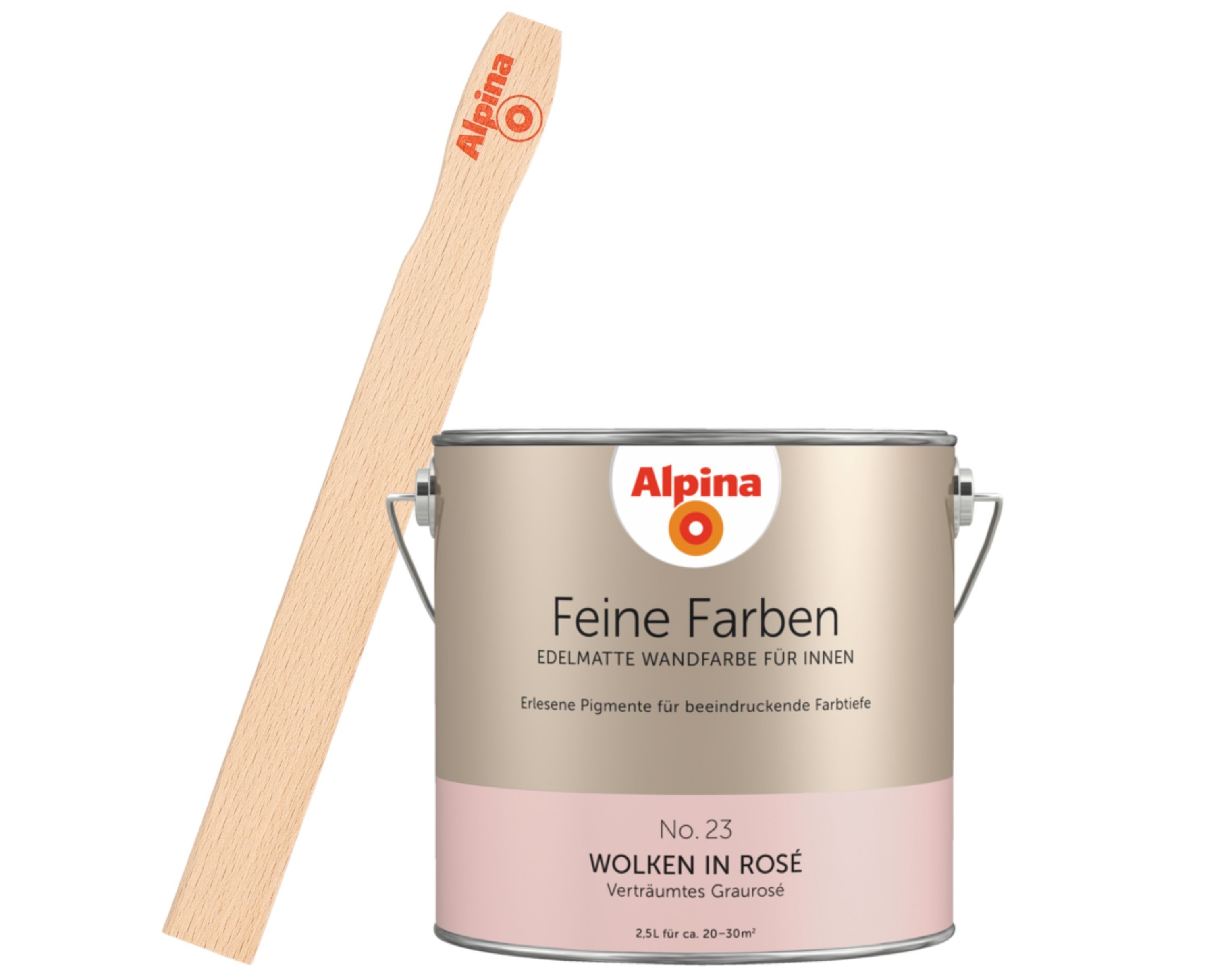 Alpina Wandfarbe Alpina Feine Farben + Gratis Rührstab